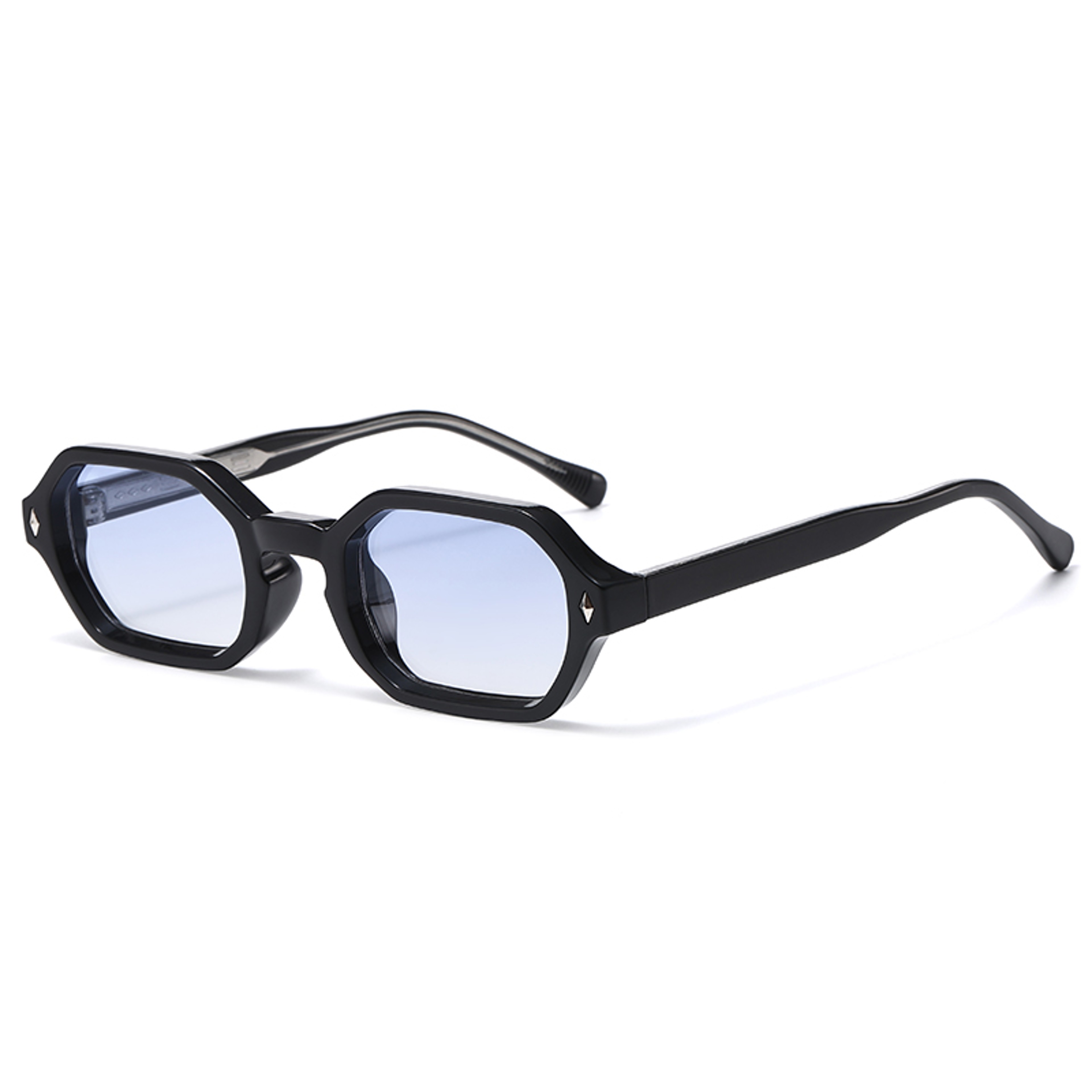 Retro Square UV Sunglasses With Thick Frame Designer Style For Men  Women 7