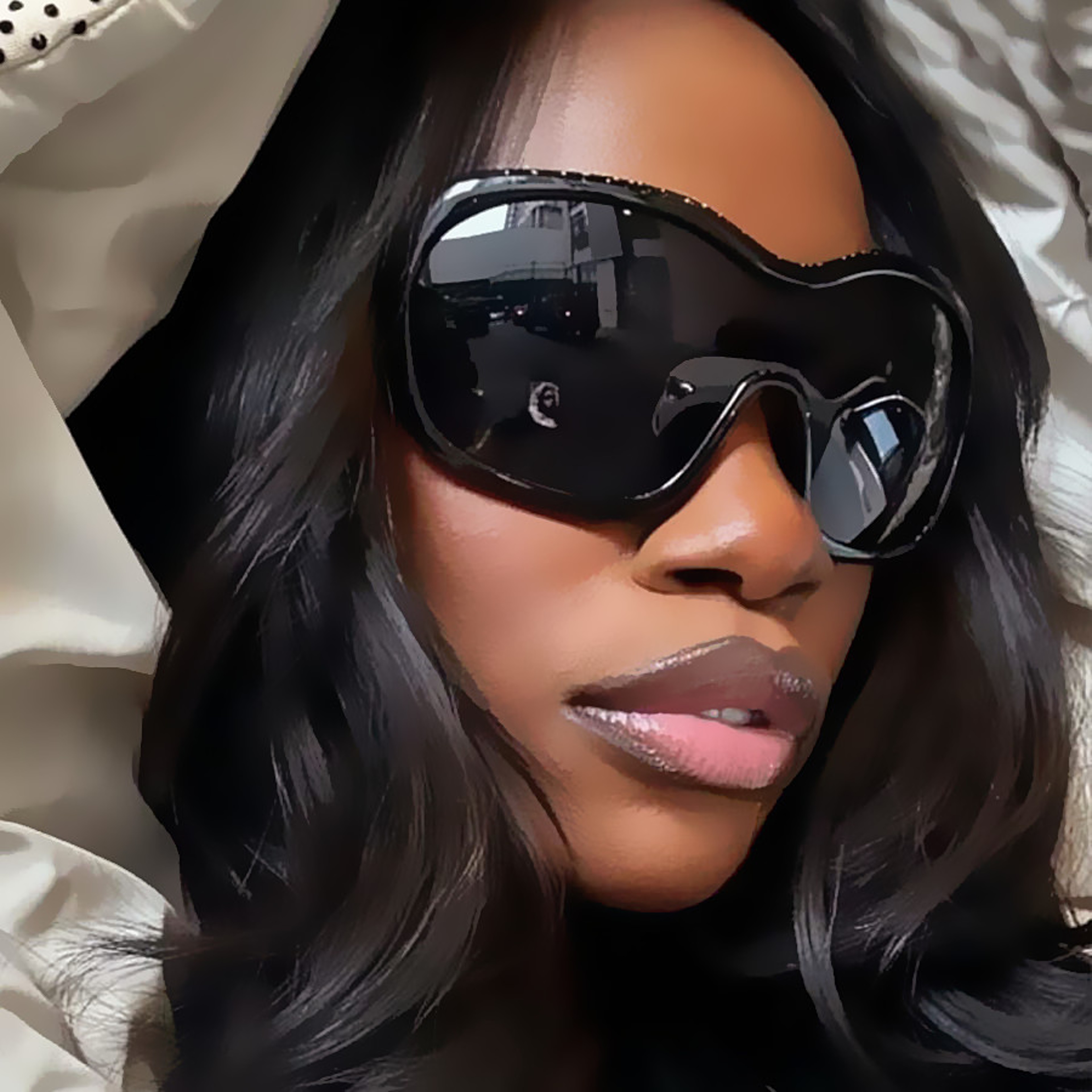 Oversized Sunglasses Vintage Square Shield Gradient Driving Shades For Women  Men 3