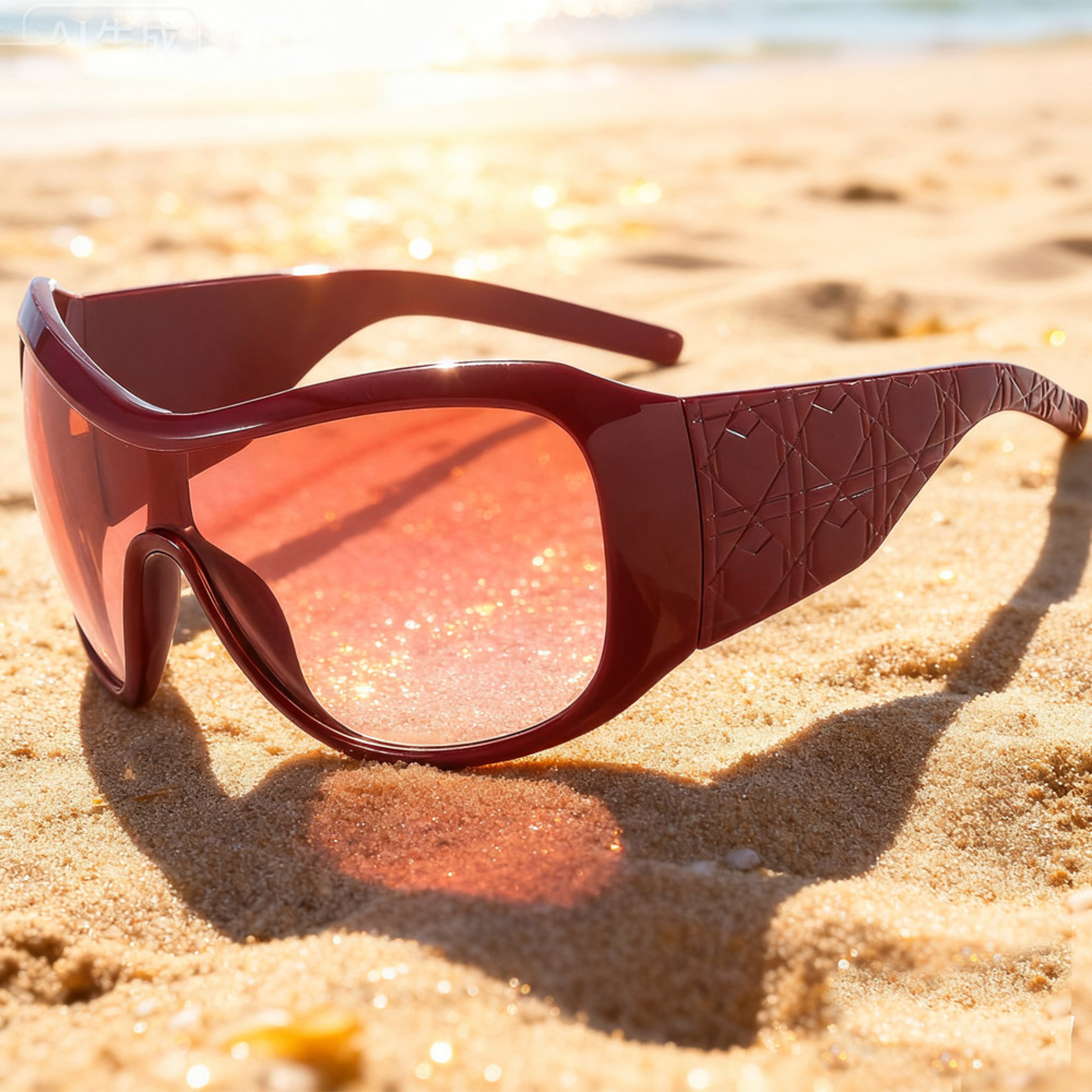 Oversized Sunglasses Vintage Square Shield Gradient Driving Shades For Women  Men 0