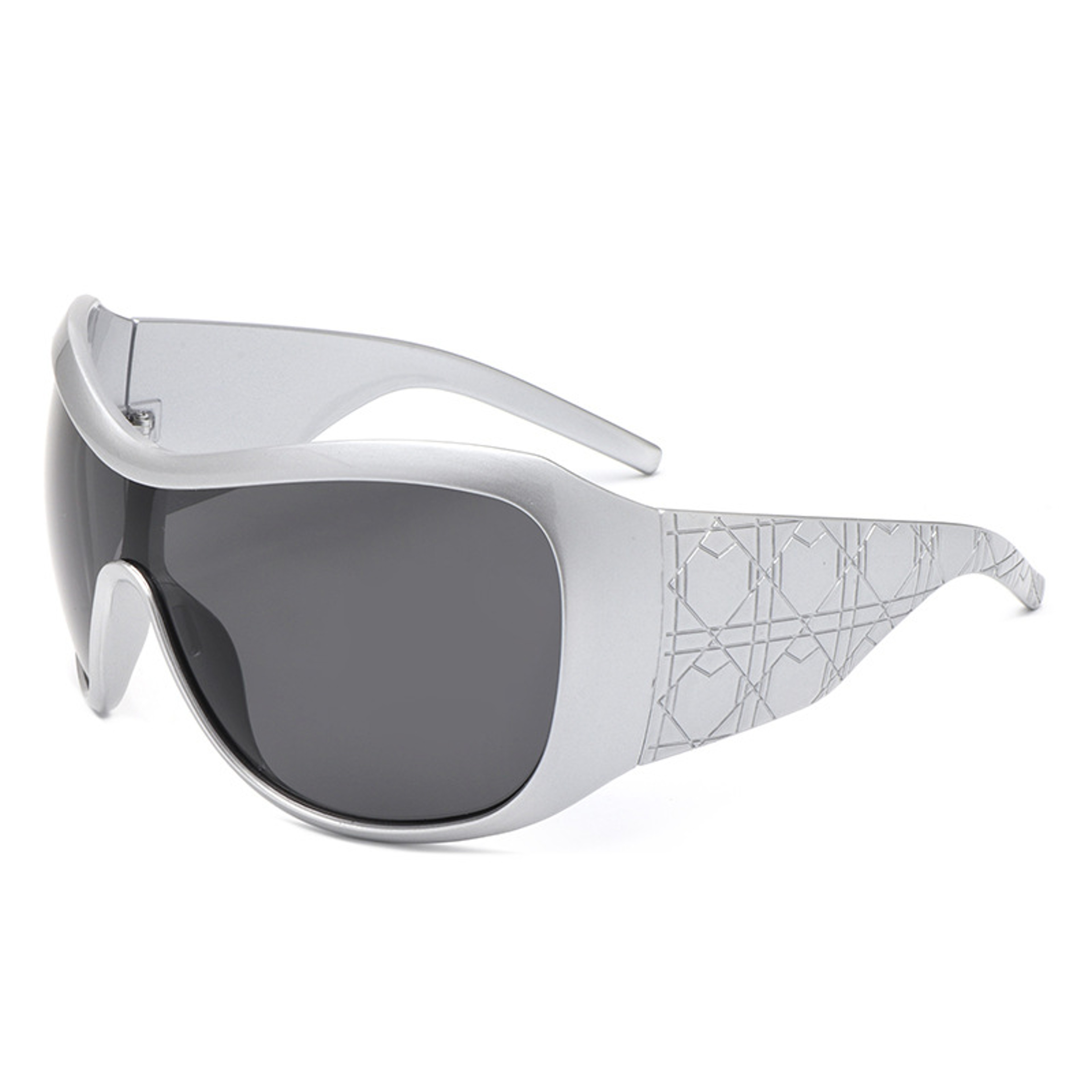 Oversized Sunglasses Vintage Square Shield Gradient Driving Shades For Women  Men 8