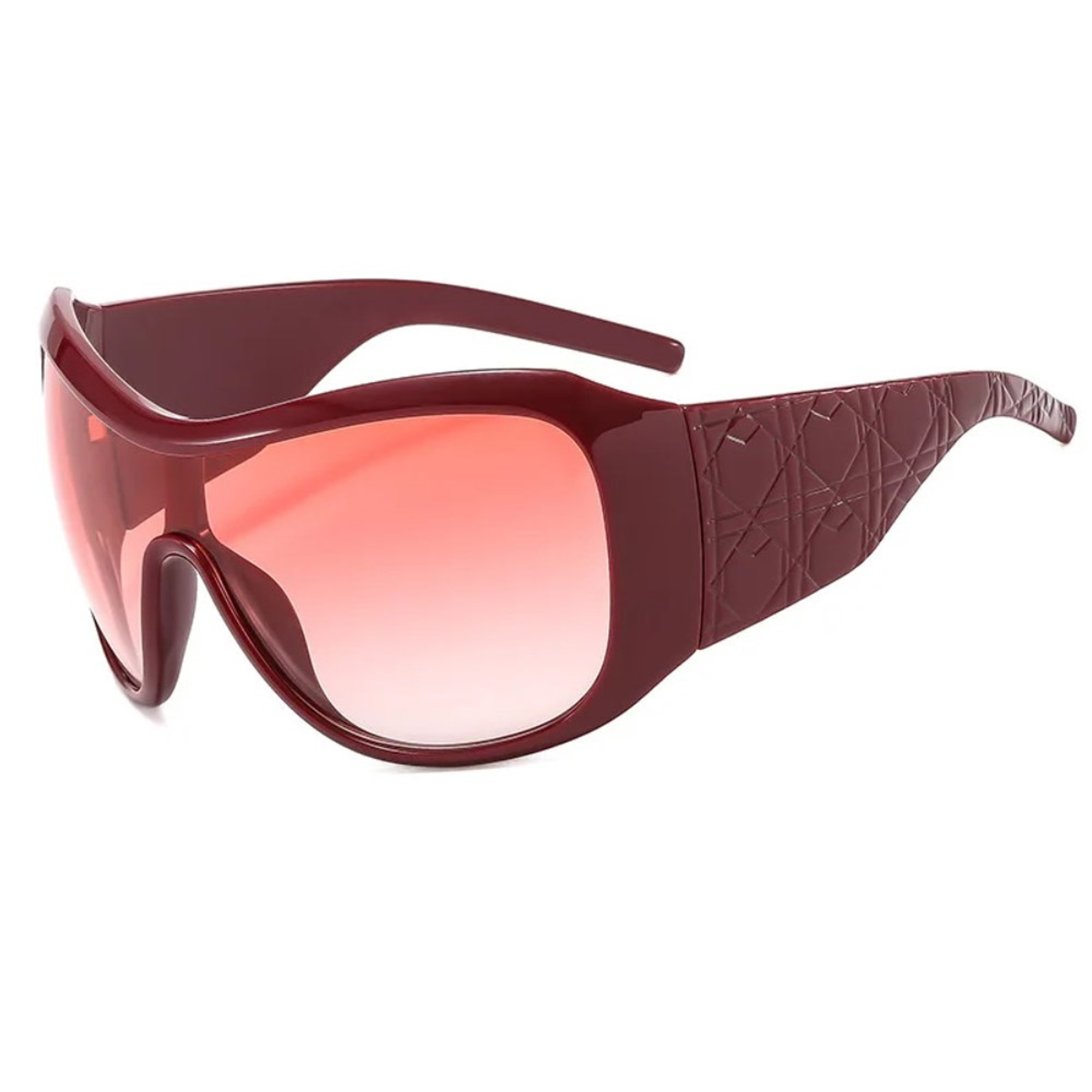 Oversized Sunglasses Vintage Square Shield Gradient Driving Shades For Women  Men 12