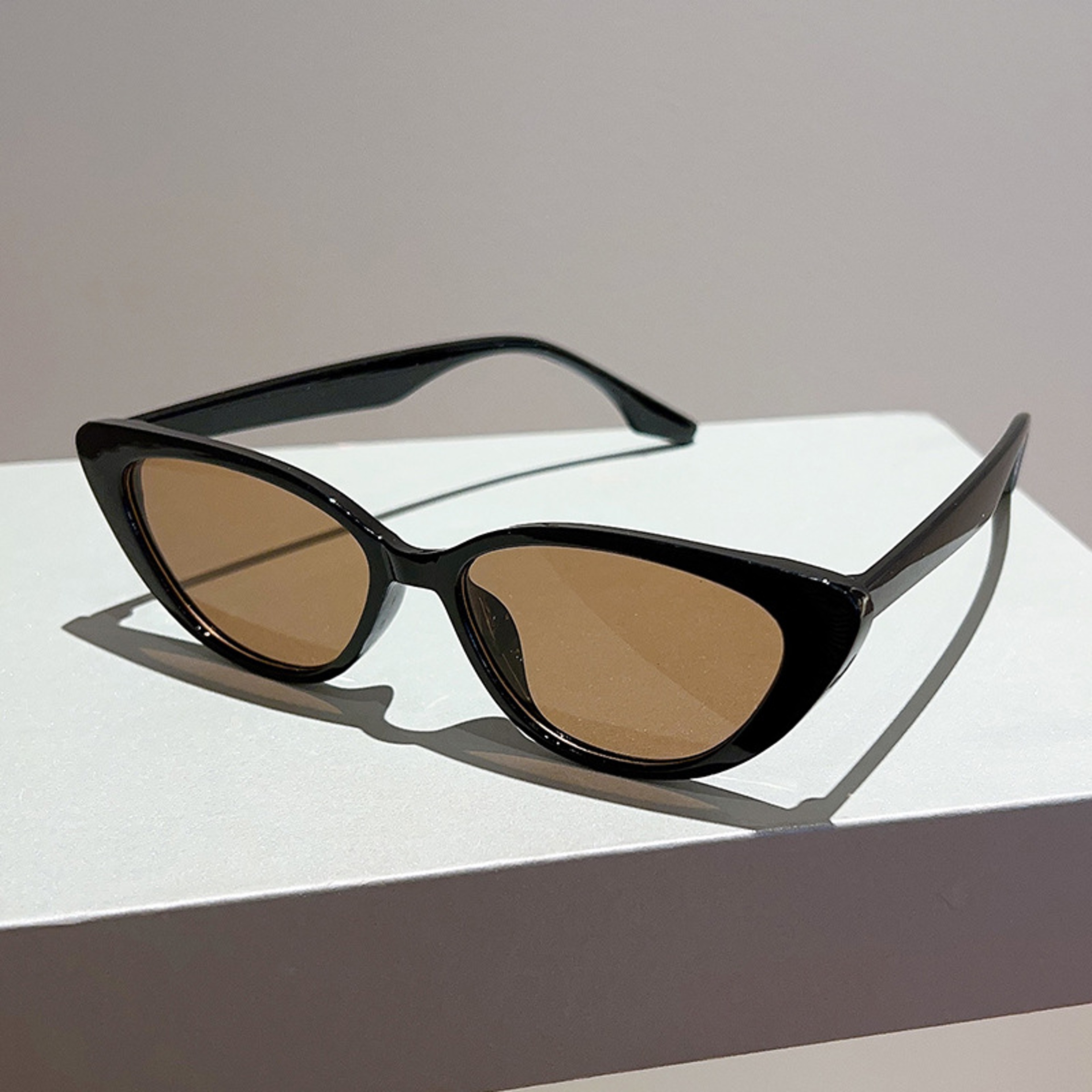 Cat Eye Sunglasses for Women Small Frame Leopard Fashion Shades – view 4