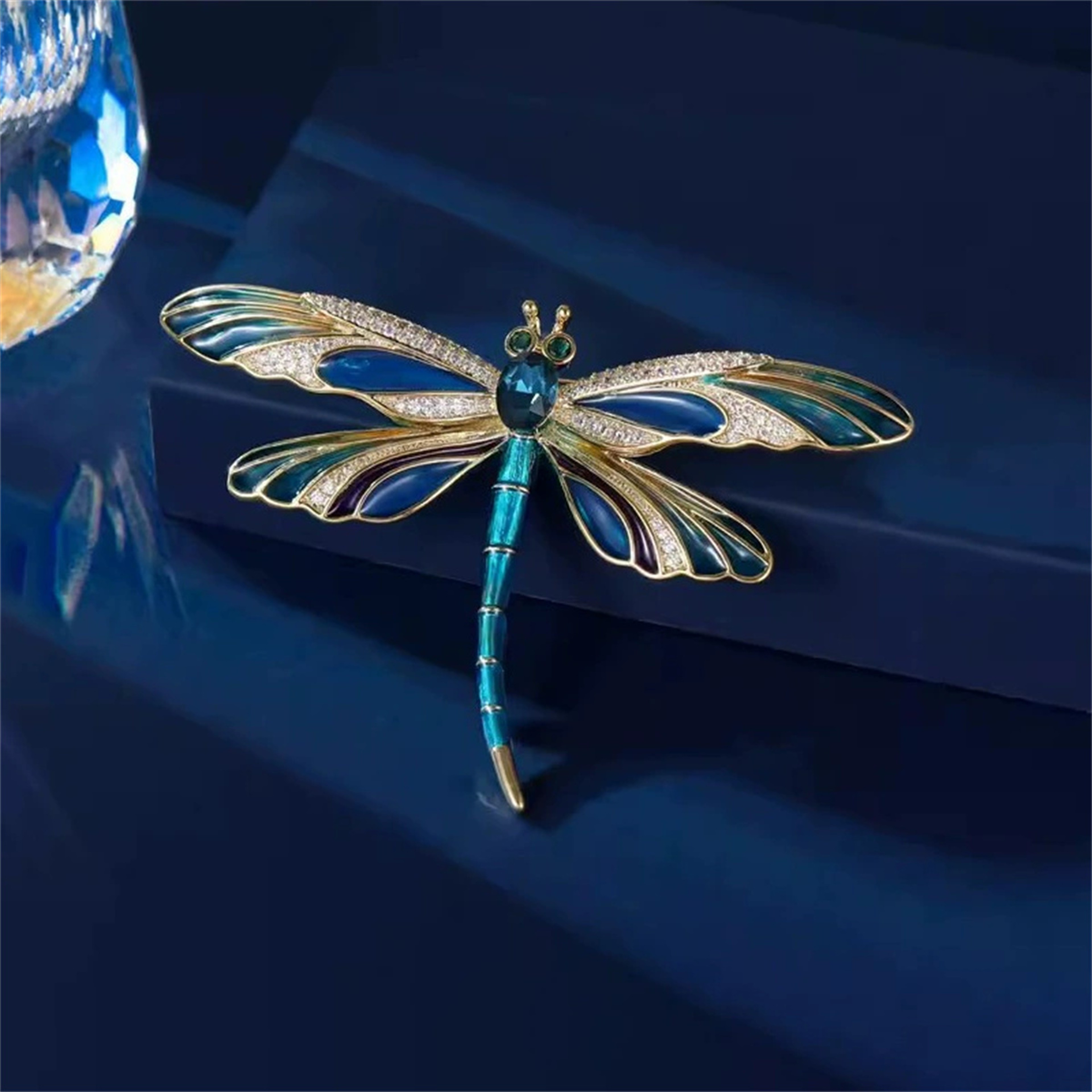 Vintage Dragonfly Brooch Pin Elegant Jewelry Gift for Women – view 1