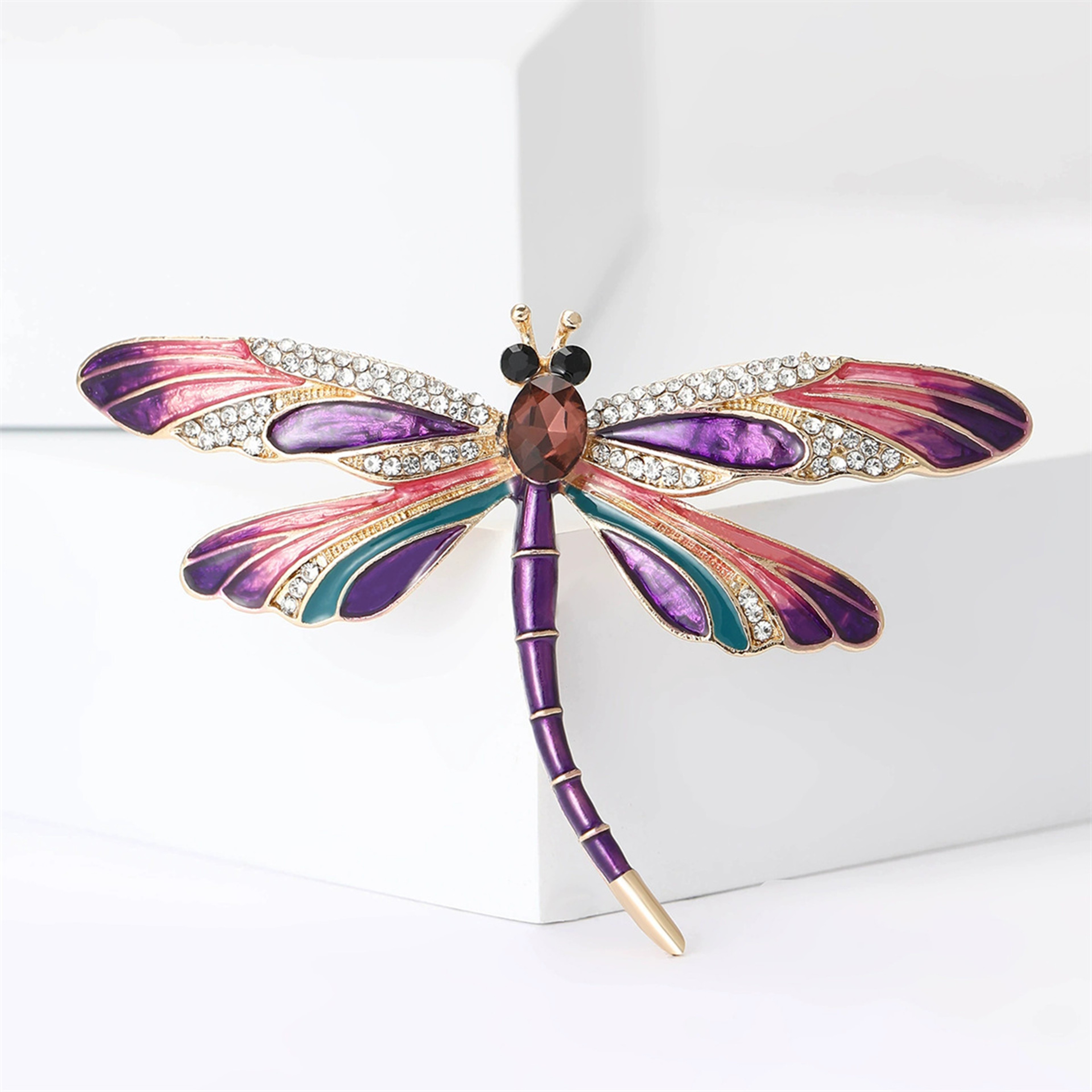 Vintage Dragonfly Brooch Pin Elegant Jewelry Gift for Women – view 3