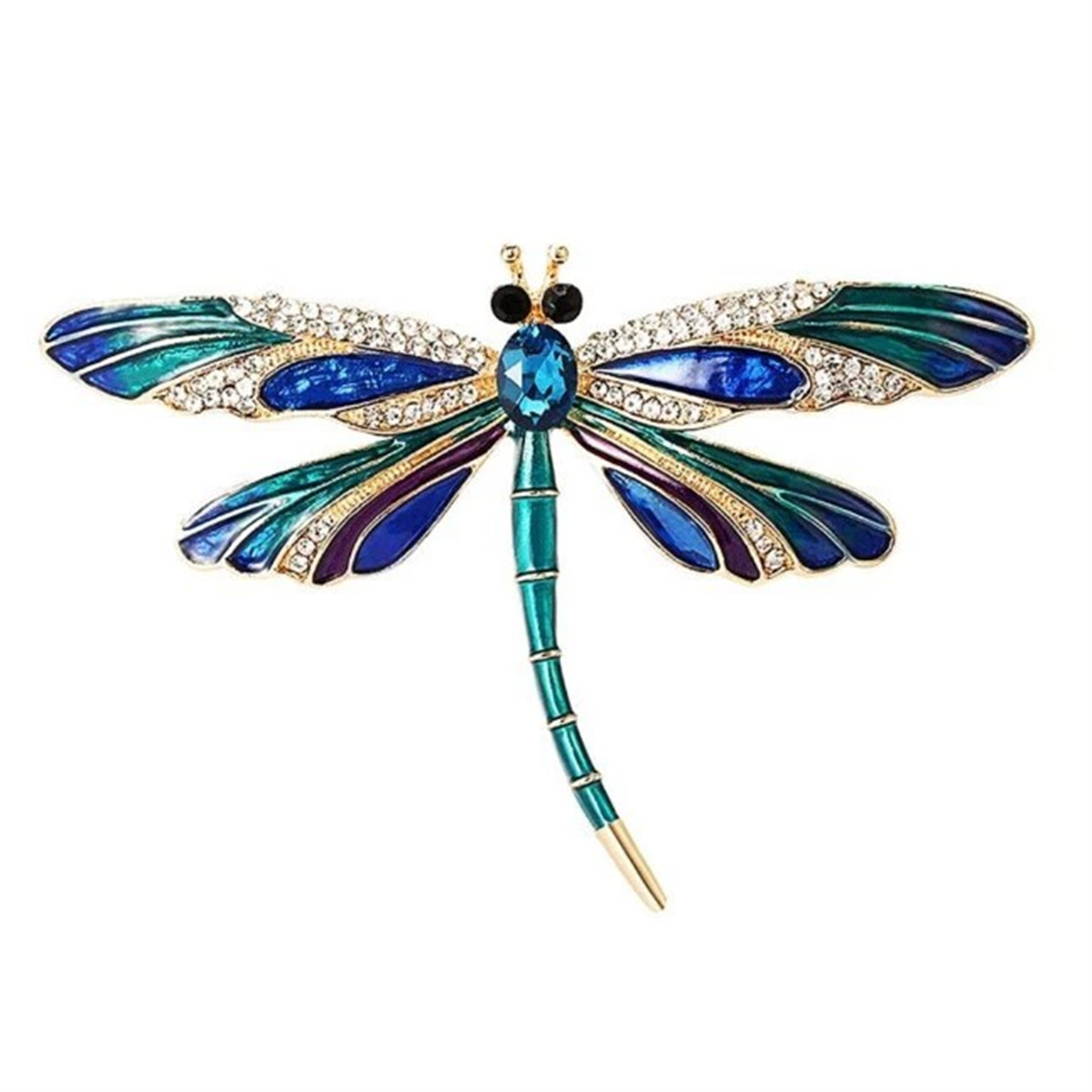 Vintage Dragonfly Brooch Pin Elegant Jewelry Gift for Women – view 9