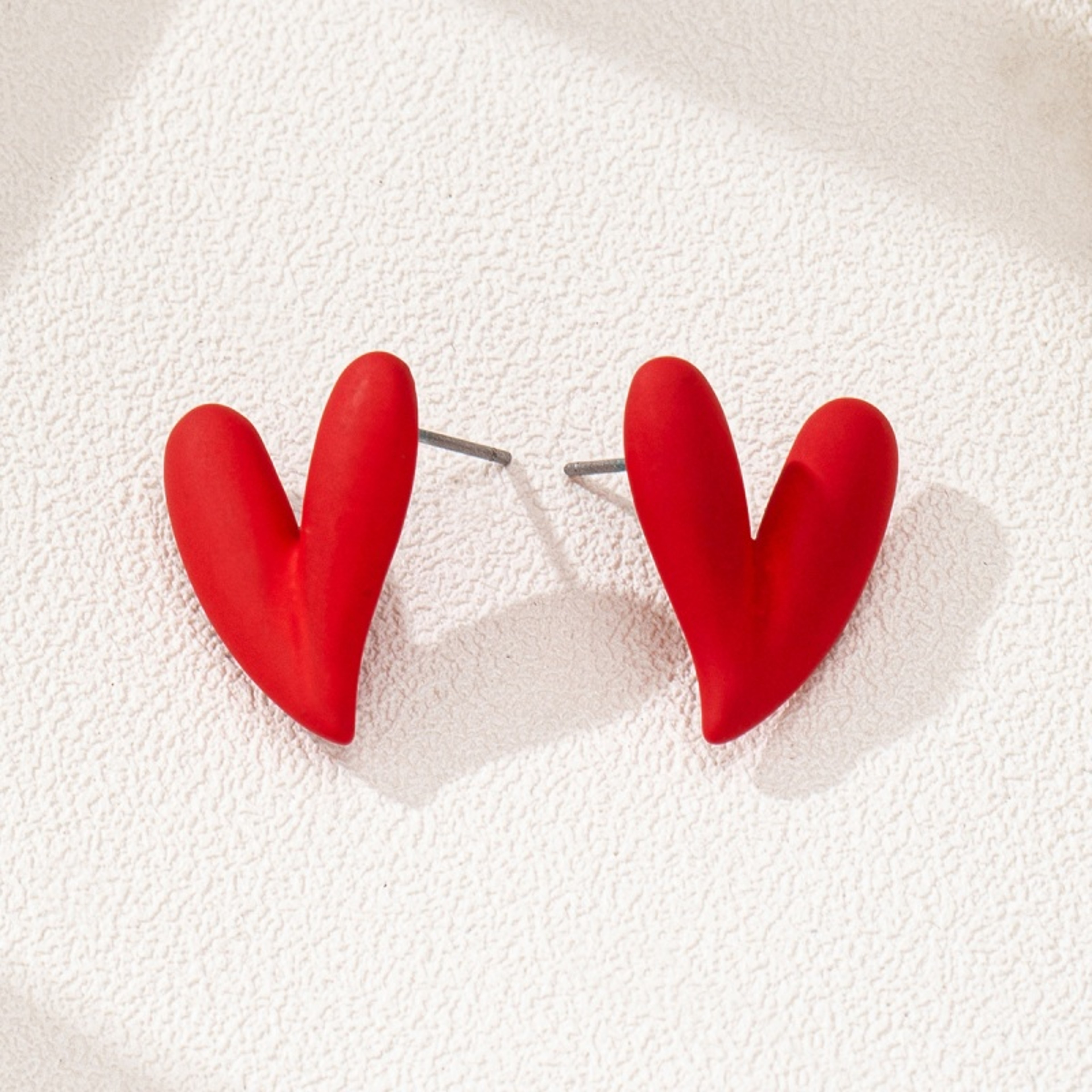 Leopard Heart Earrings Colorful Heart Stud Earrings for Women, Animal Print Fashion Jewelry Gift – view 6