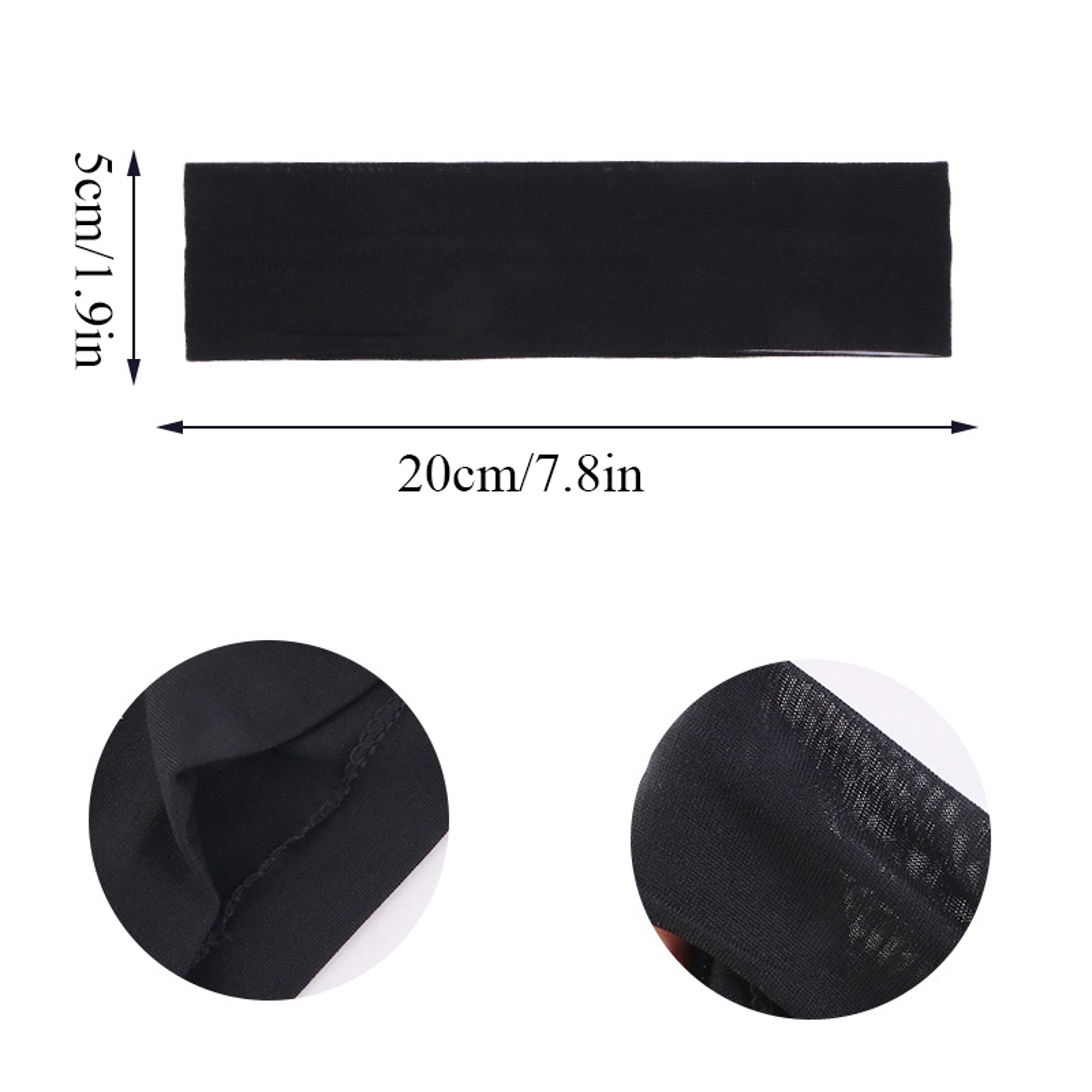 Womens Sports Headband Elastic Workout Hair Band For Yoga Running  Fitness 2
