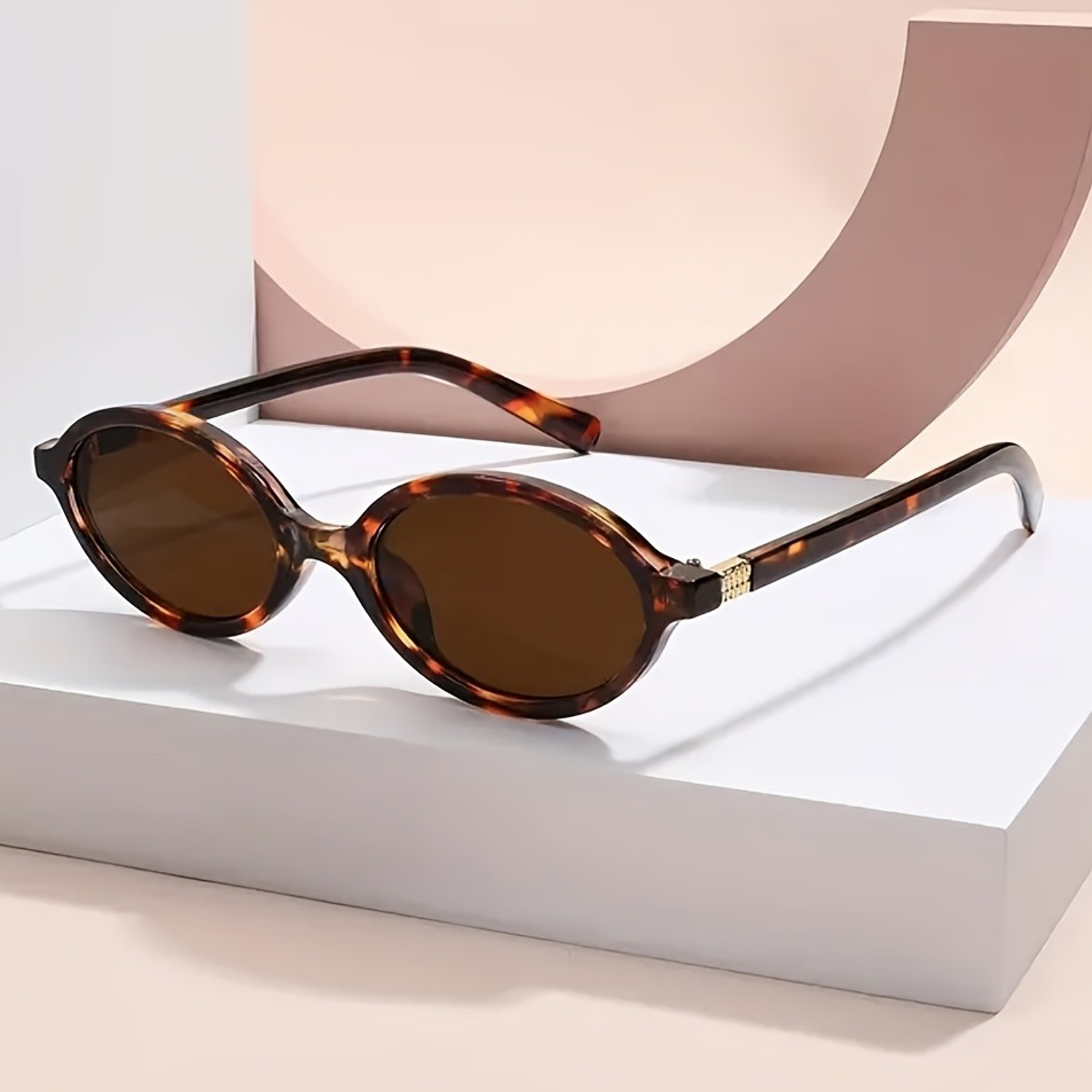 Oval Sunglasses Vintage Small Frame Eyewear for Women & Men – view 1