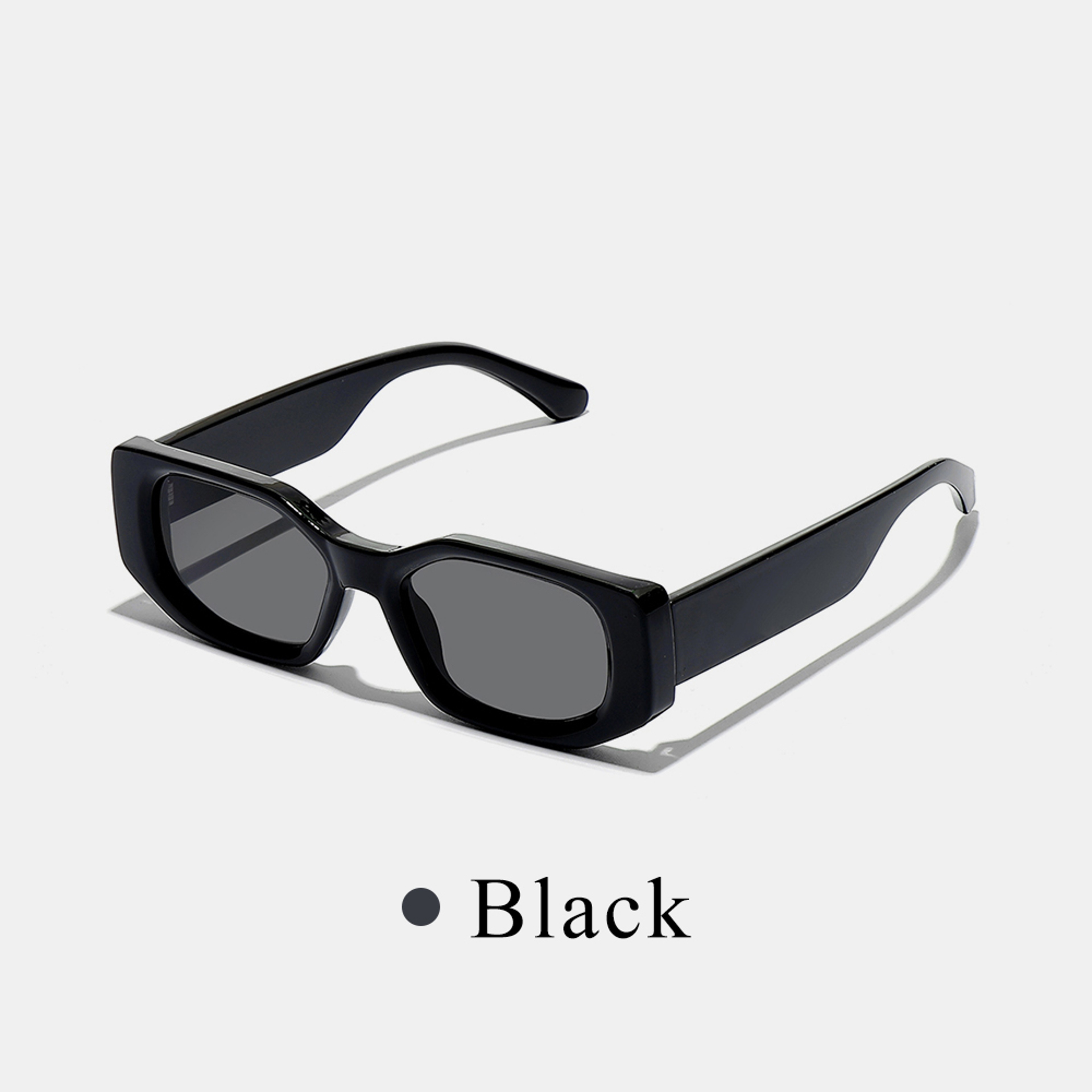 Classic Retro Sunglasses With Bold Irregular Thick Frame For Men  Women 7