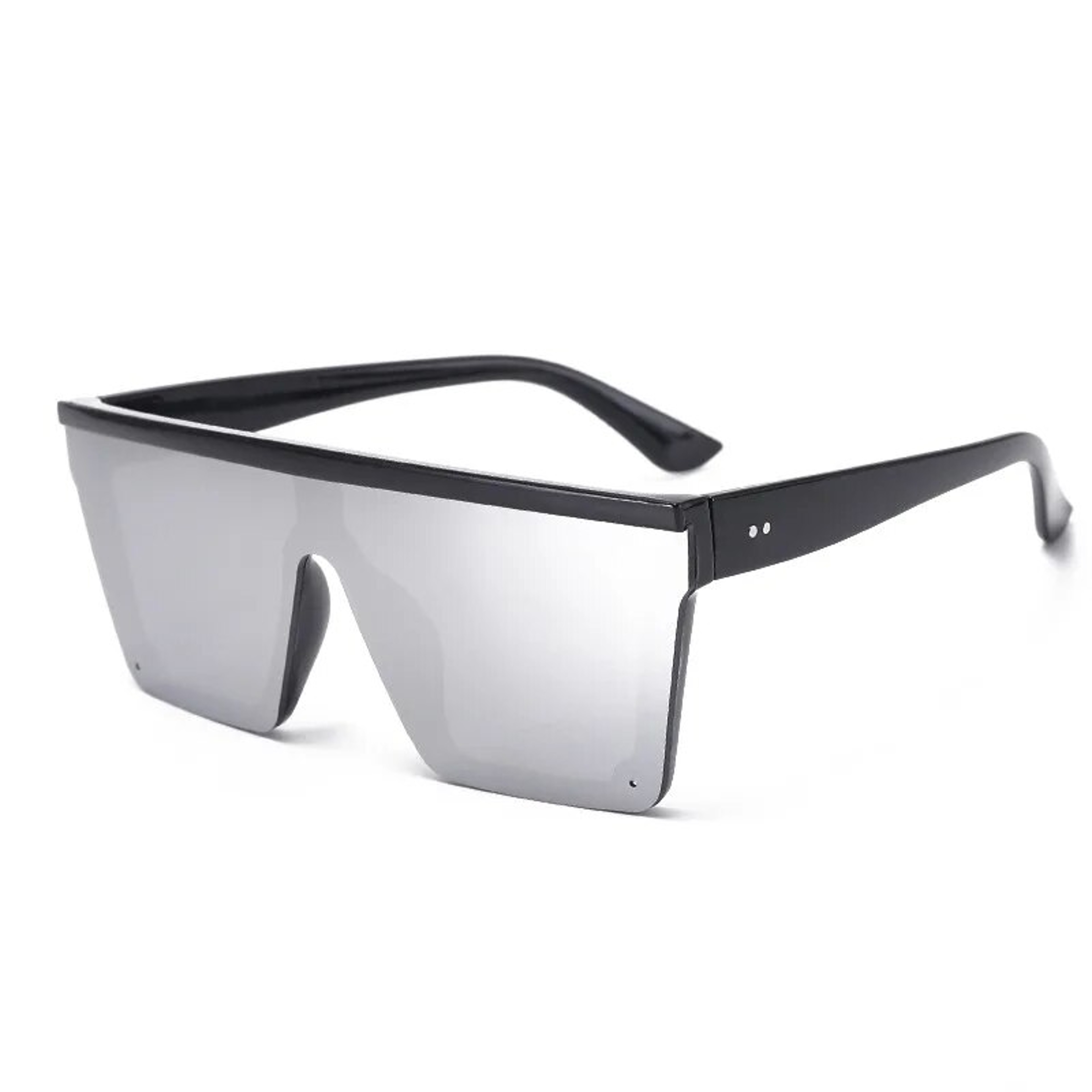 Oversized Square UV One Piece Sunglasses For Women Stylish Large Frame Shades 7