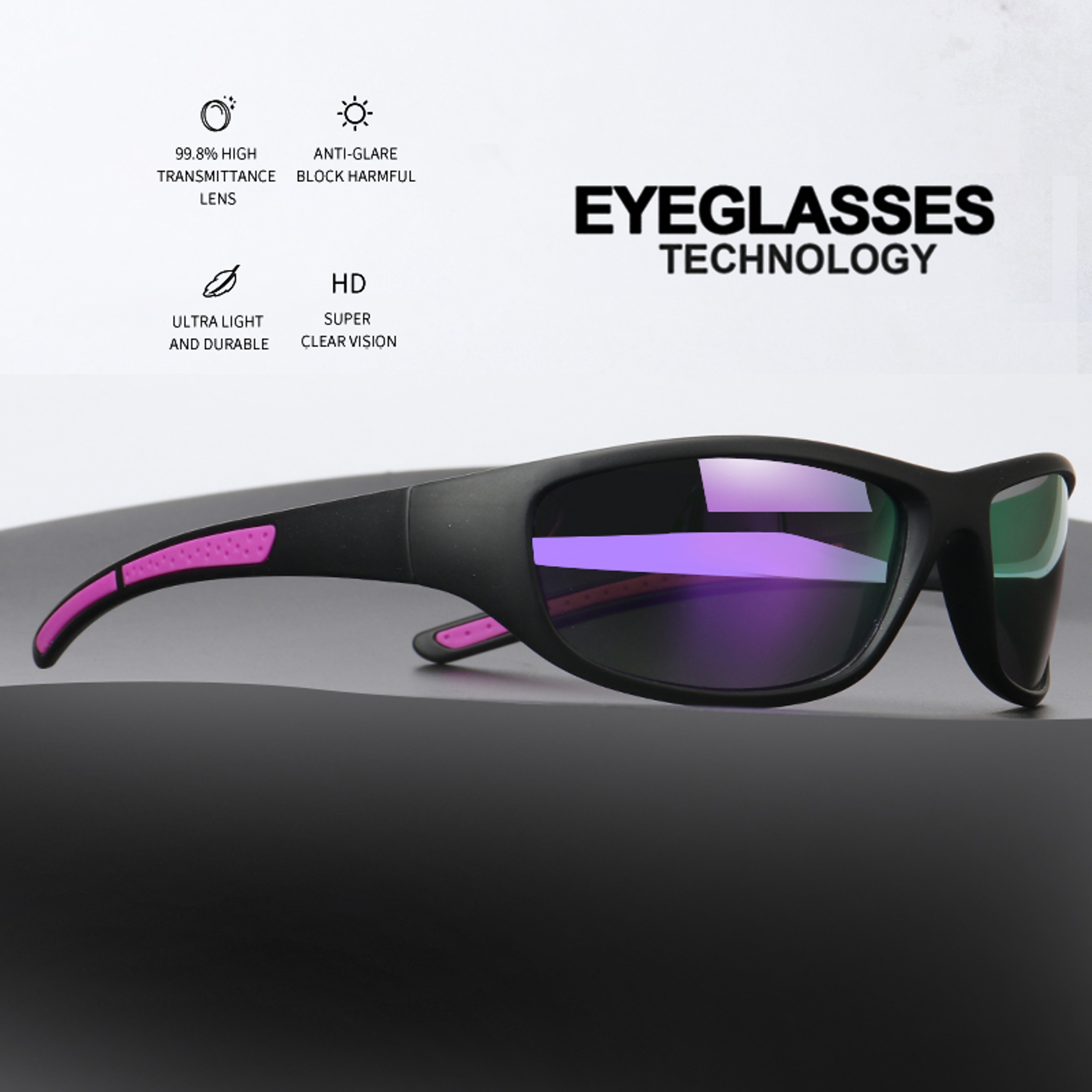 Polarized Sports Sunglasses For Men UV Protection Wrap Around Cycling  Fishing Eyewear 4