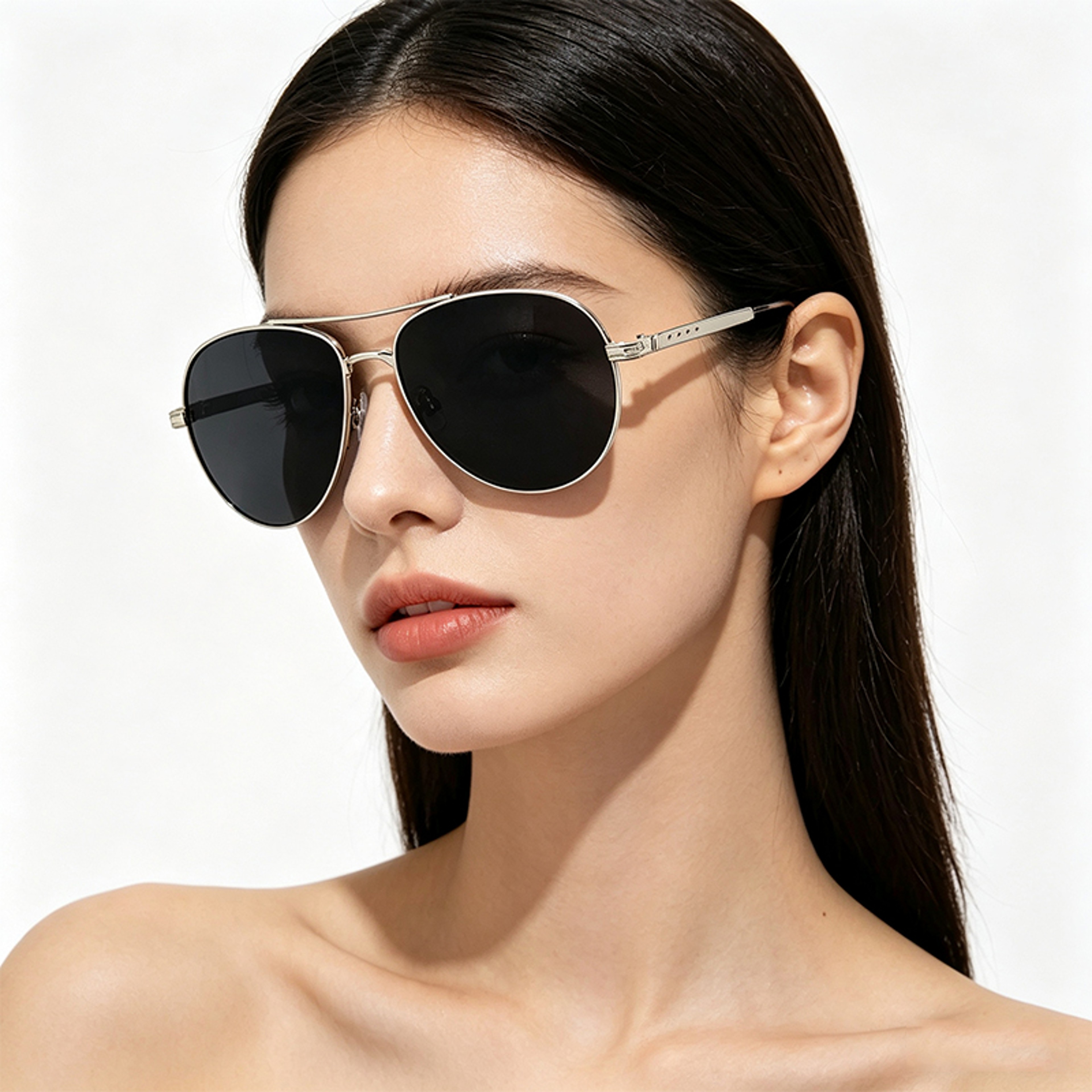 Luxury Polarized Sunglasses Double Bridge Aviator UV400 Driving  Cycling Sunglasses For Men  Women 1