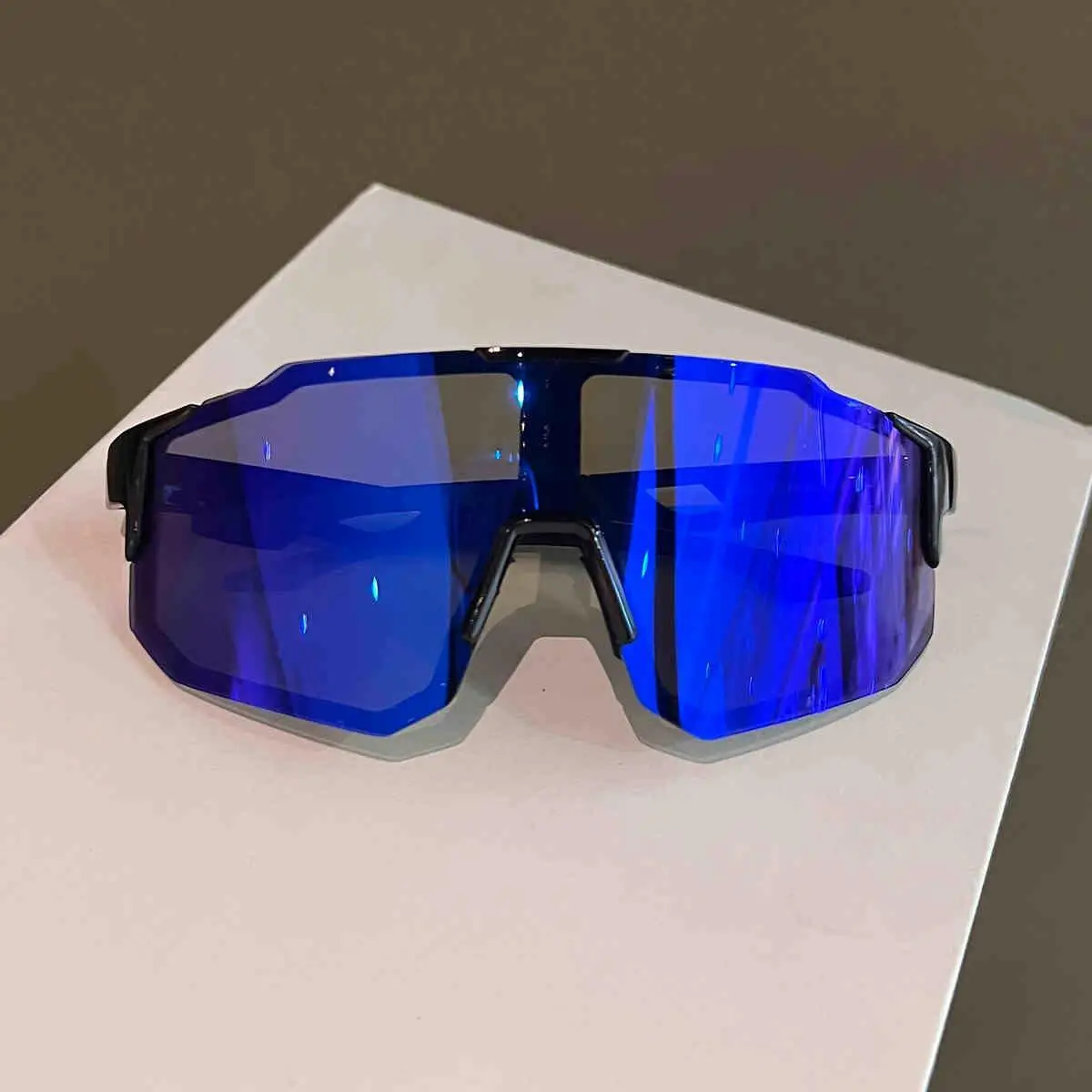 Summit Shield Cycling Sunglasses Large Frame Sports Shades For Running Hiking  Outdoor Adventures 5