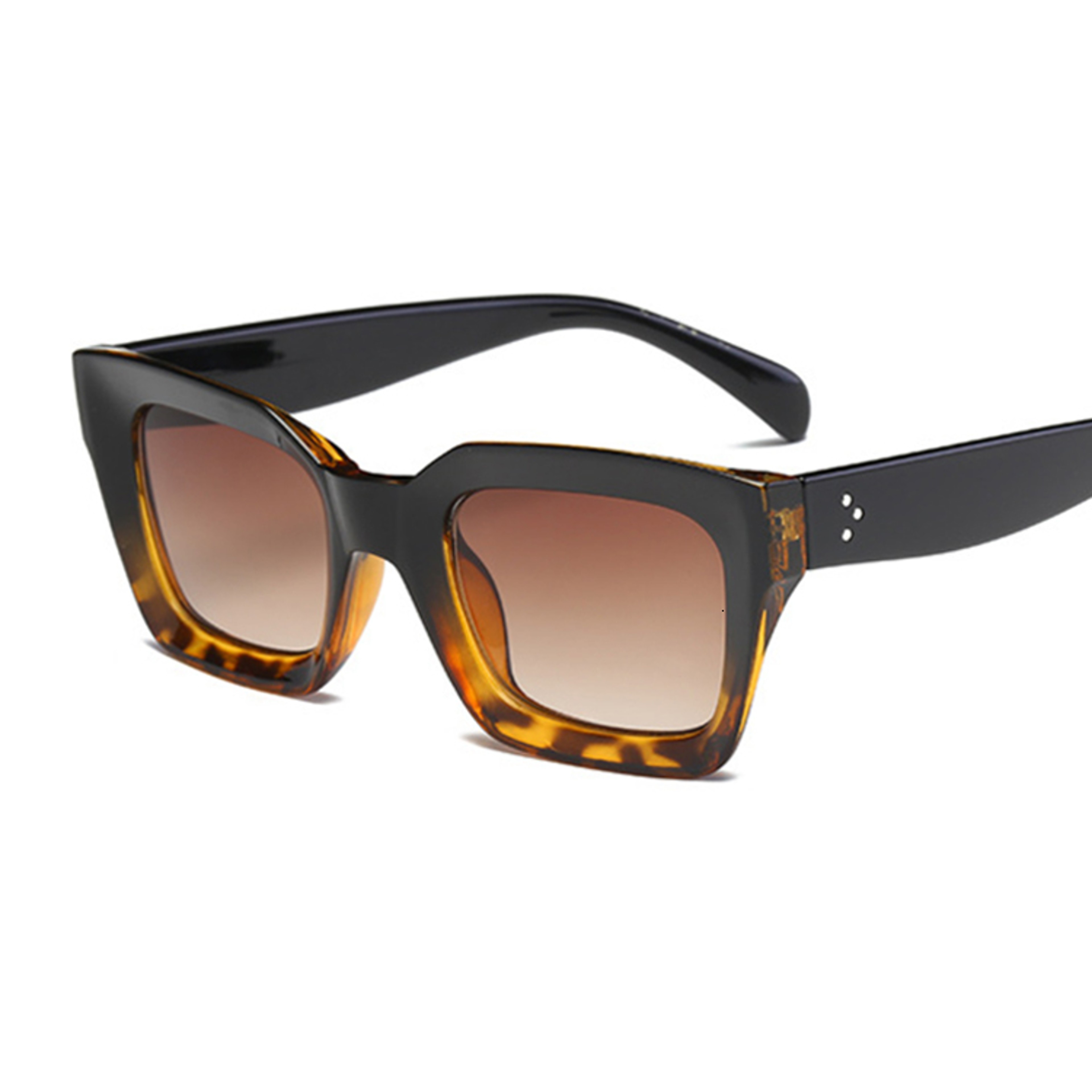 Luxury Oversized Sunglasses For Women Vintage Square Sunglasses With UV Protection 7