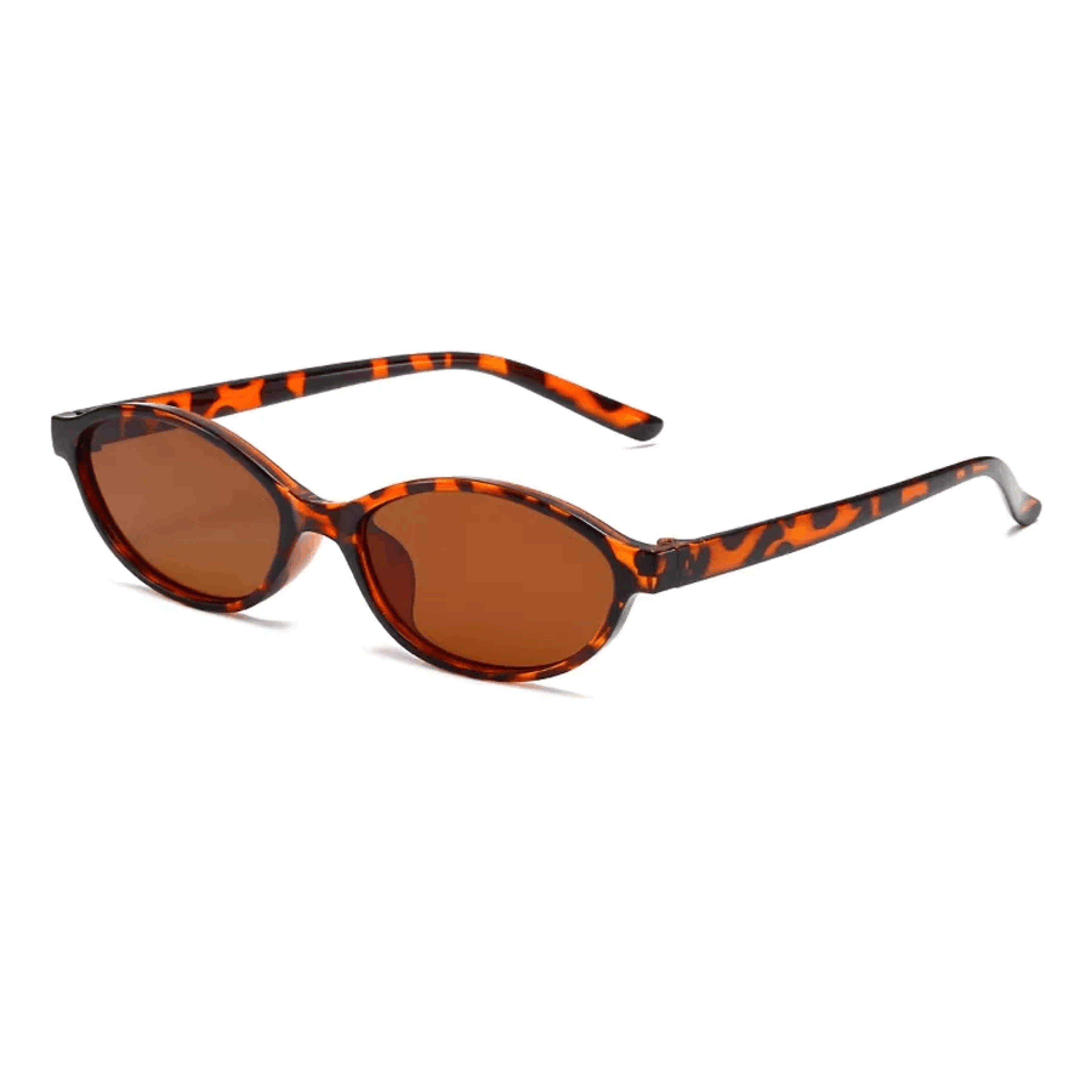 Retro Cat Eye Sunglasses for Women Oval Designer Fashion Shades – view 9