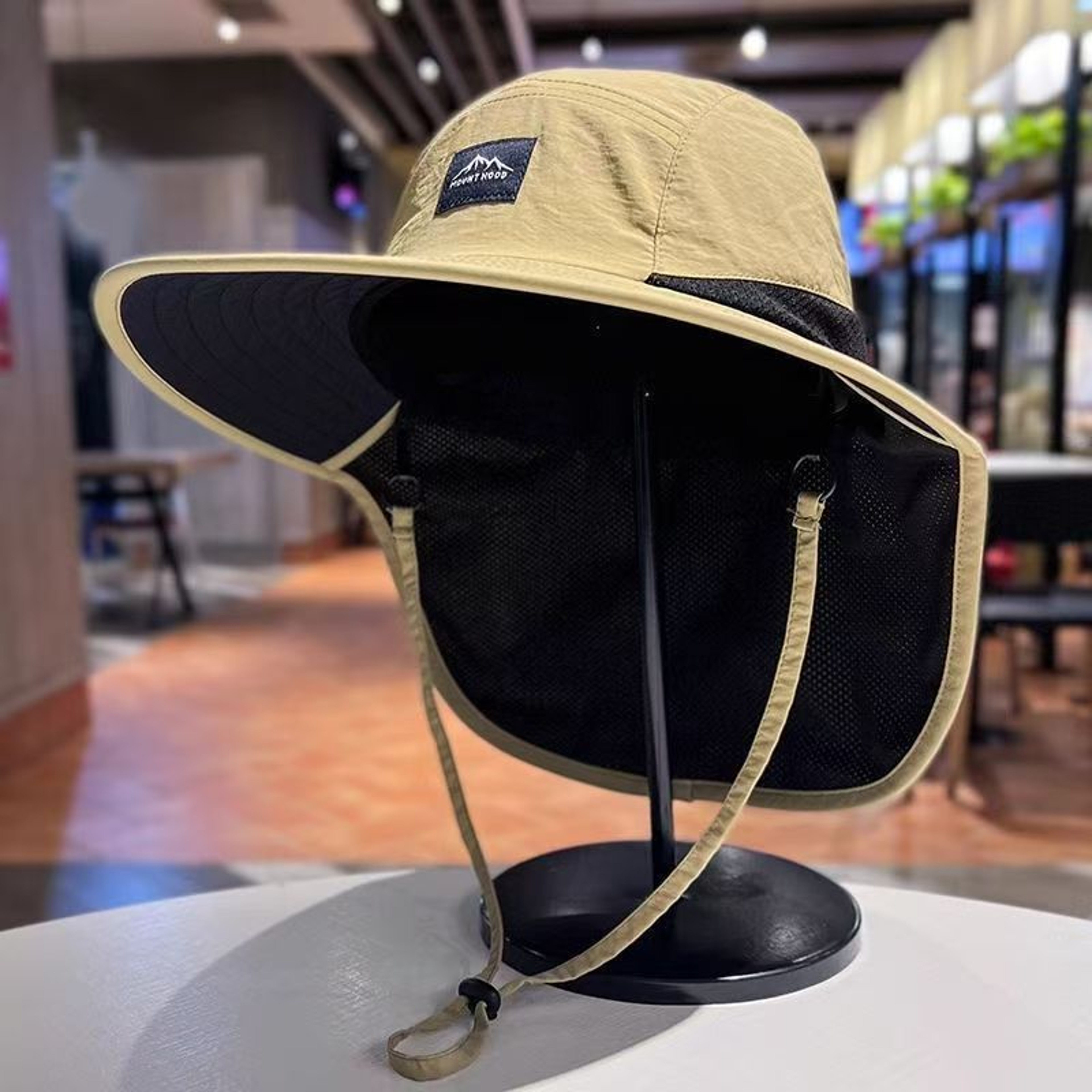 Waterproof Sun Hat With Wide Brim  Neck Flap Quick Dry Breathable Fishing Hat 2