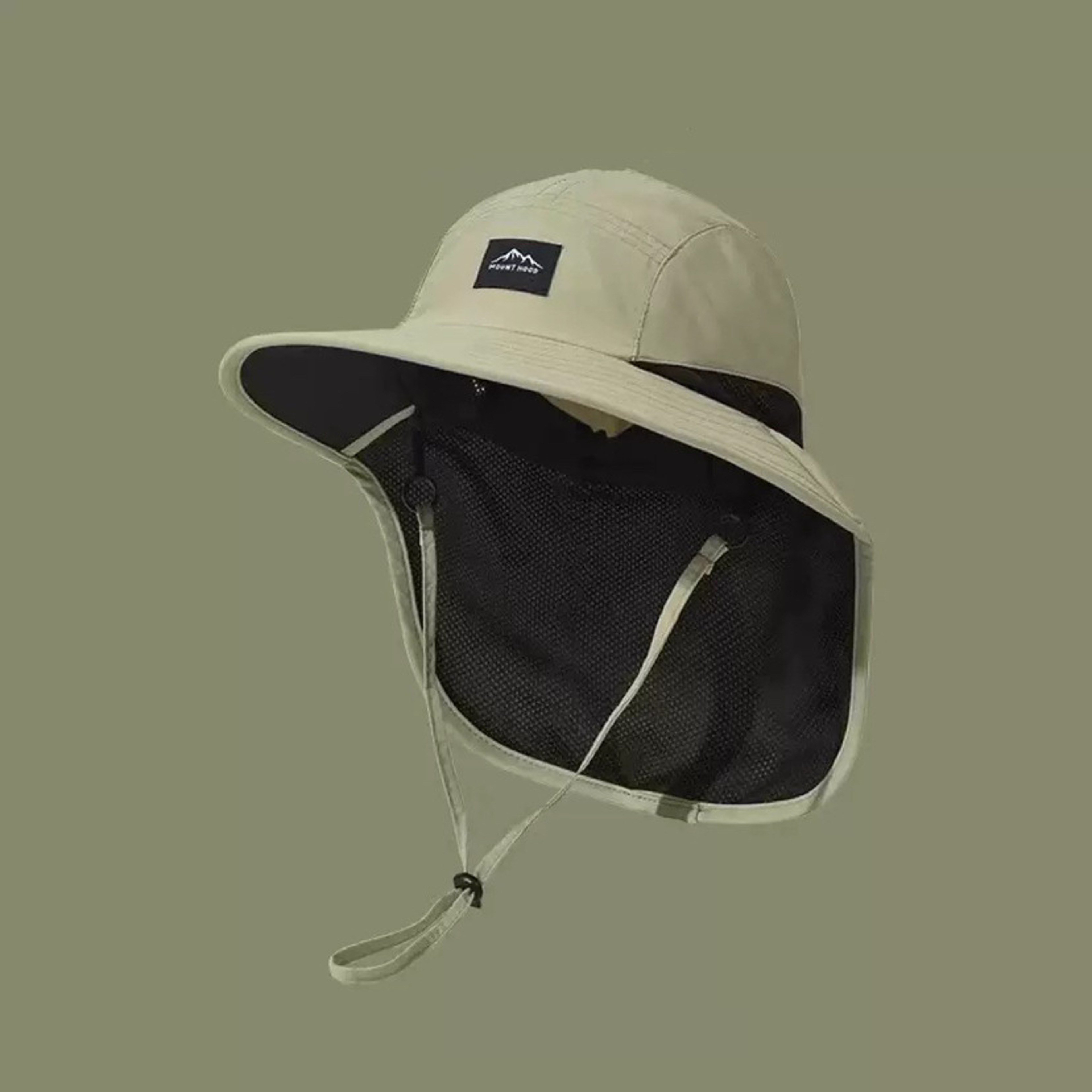 Waterproof Sun Hat With Wide Brim  Neck Flap Quick Dry Breathable Fishing Hat 5