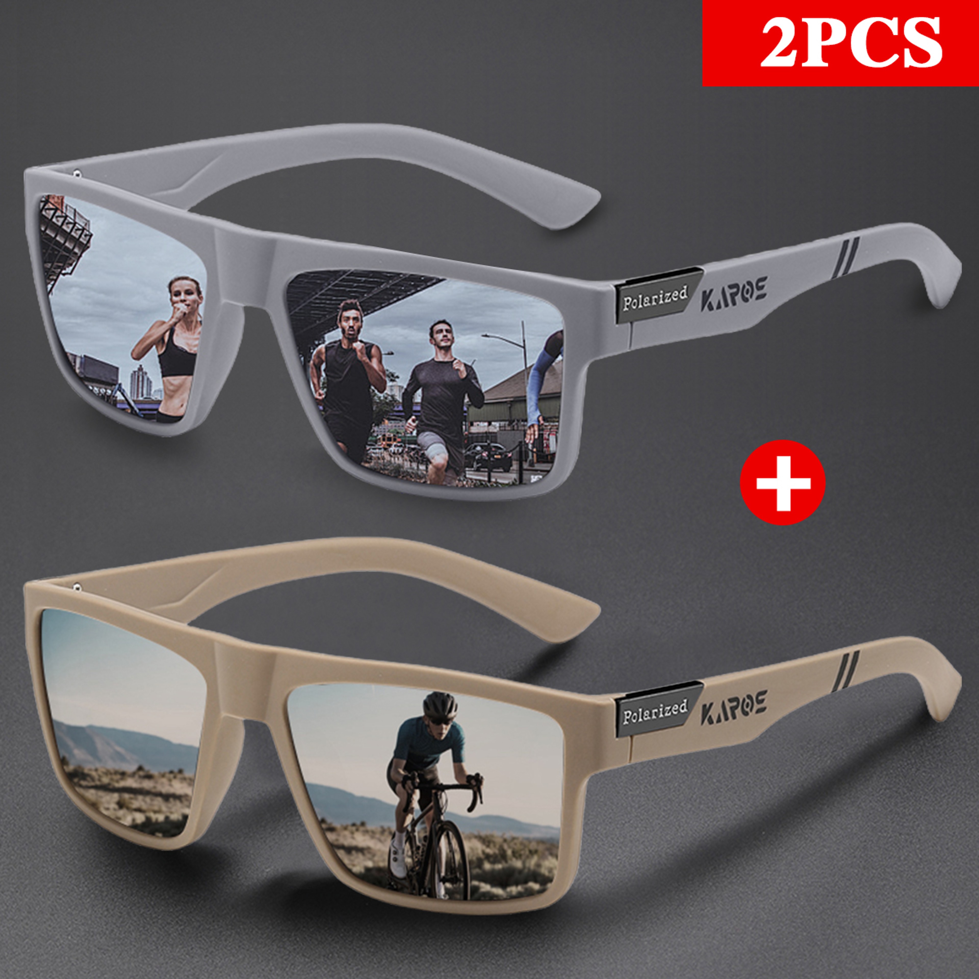 Polarized Sport Sunglasses UV Sports Glasses for Cycling, Driving, Fishing & Hiking – view 14
