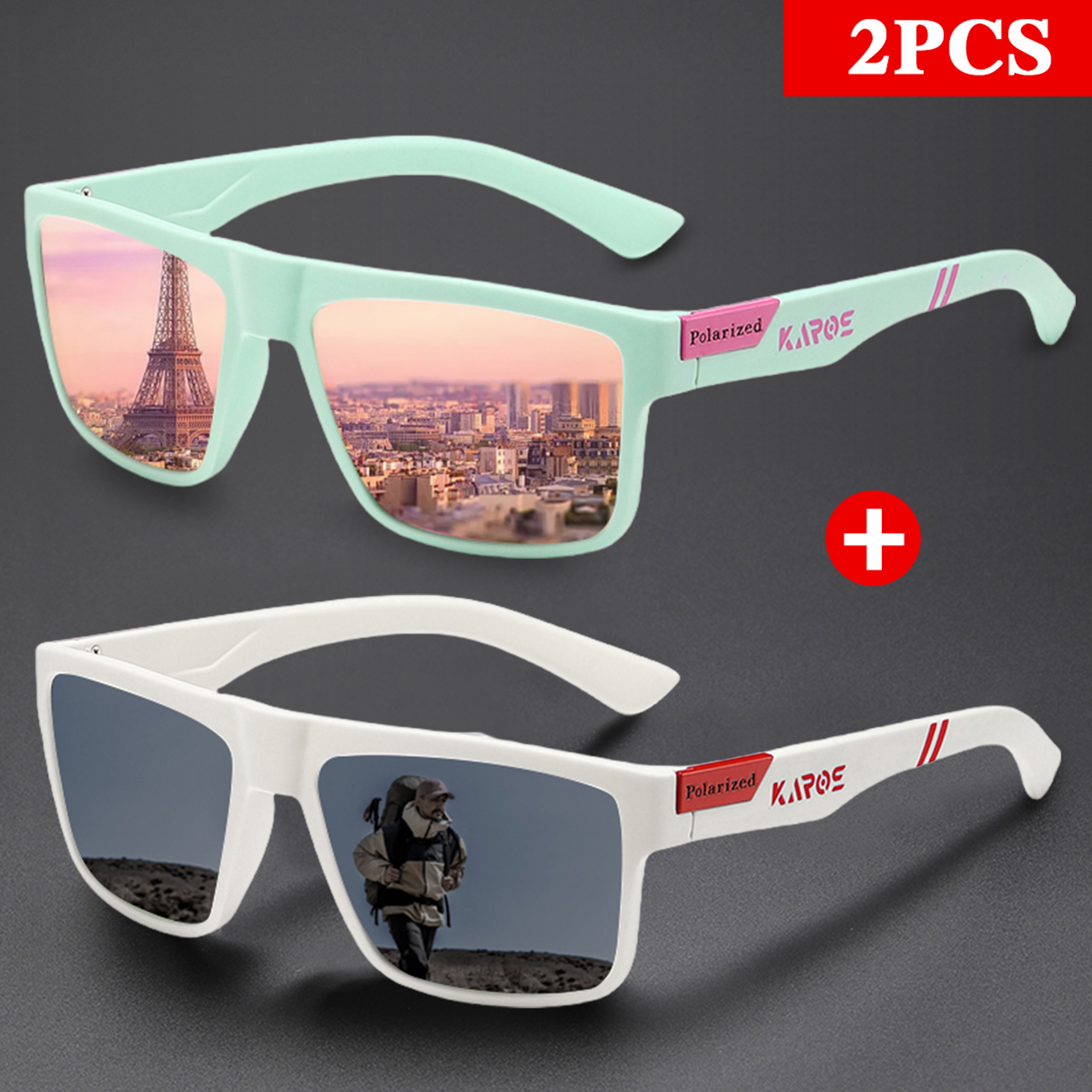Polarized Sport Sunglasses UV Sports Glasses for Cycling, Driving, Fishing & Hiking – view 15