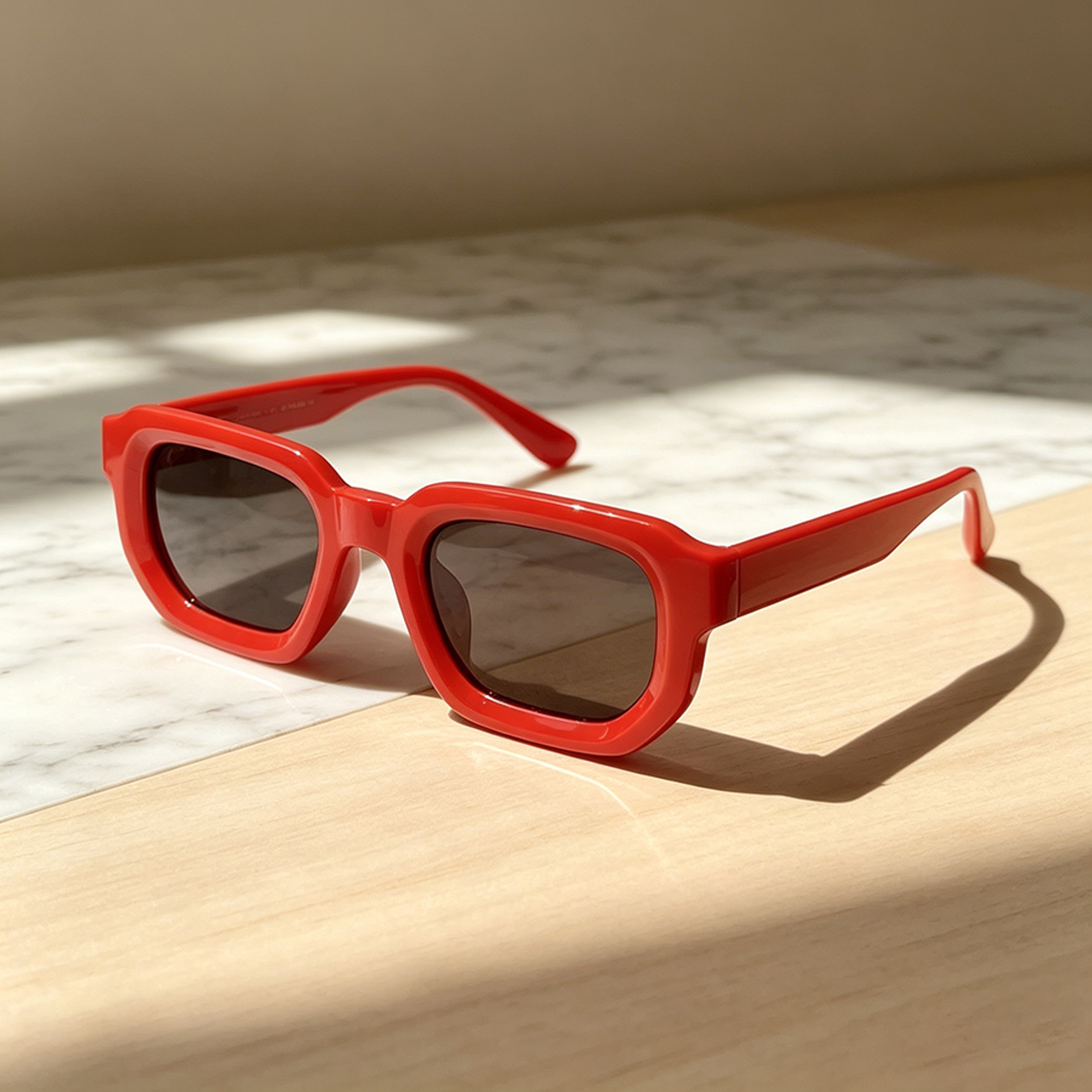 Vintage Rectangle Sunglasses Set with UV Protection for Men & Women – view 3