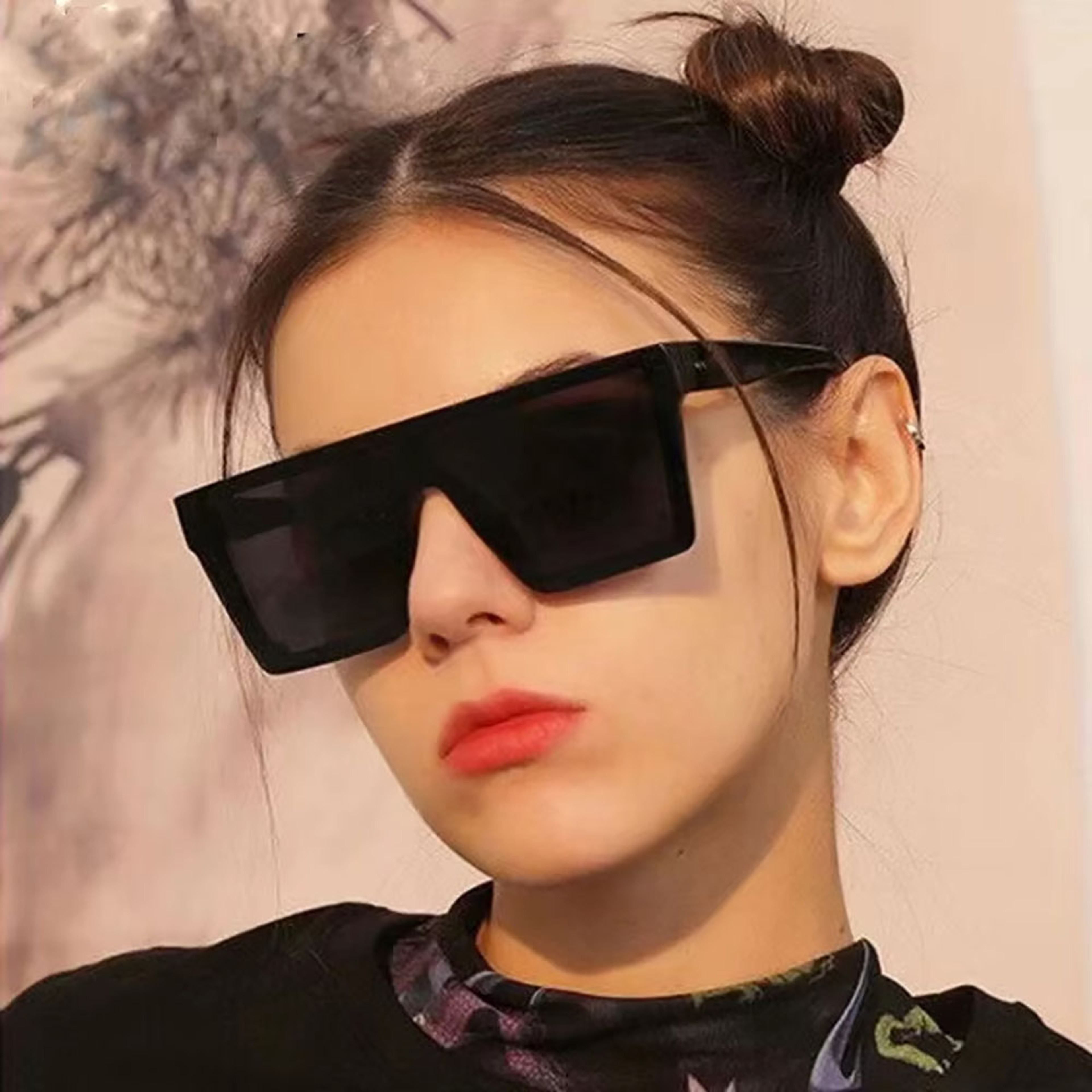 Oversized Driving Sunglasses With Anti Glare One Piece Shield Lens For Men  Women 5