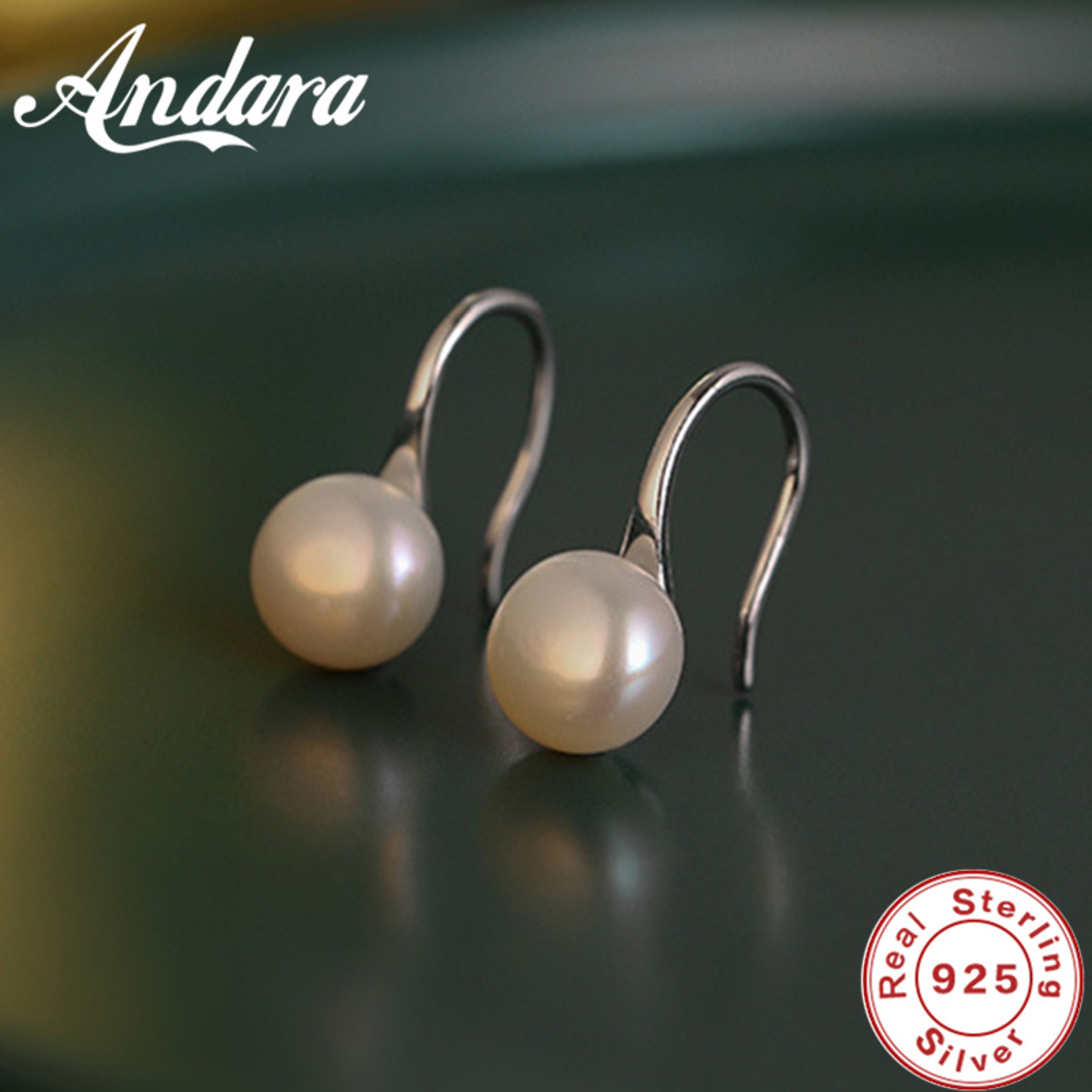 Elegant Sterling Silver Earrings With Pearl Drop Timeless Pearl Drop Earrings For Weddings  Parties 0