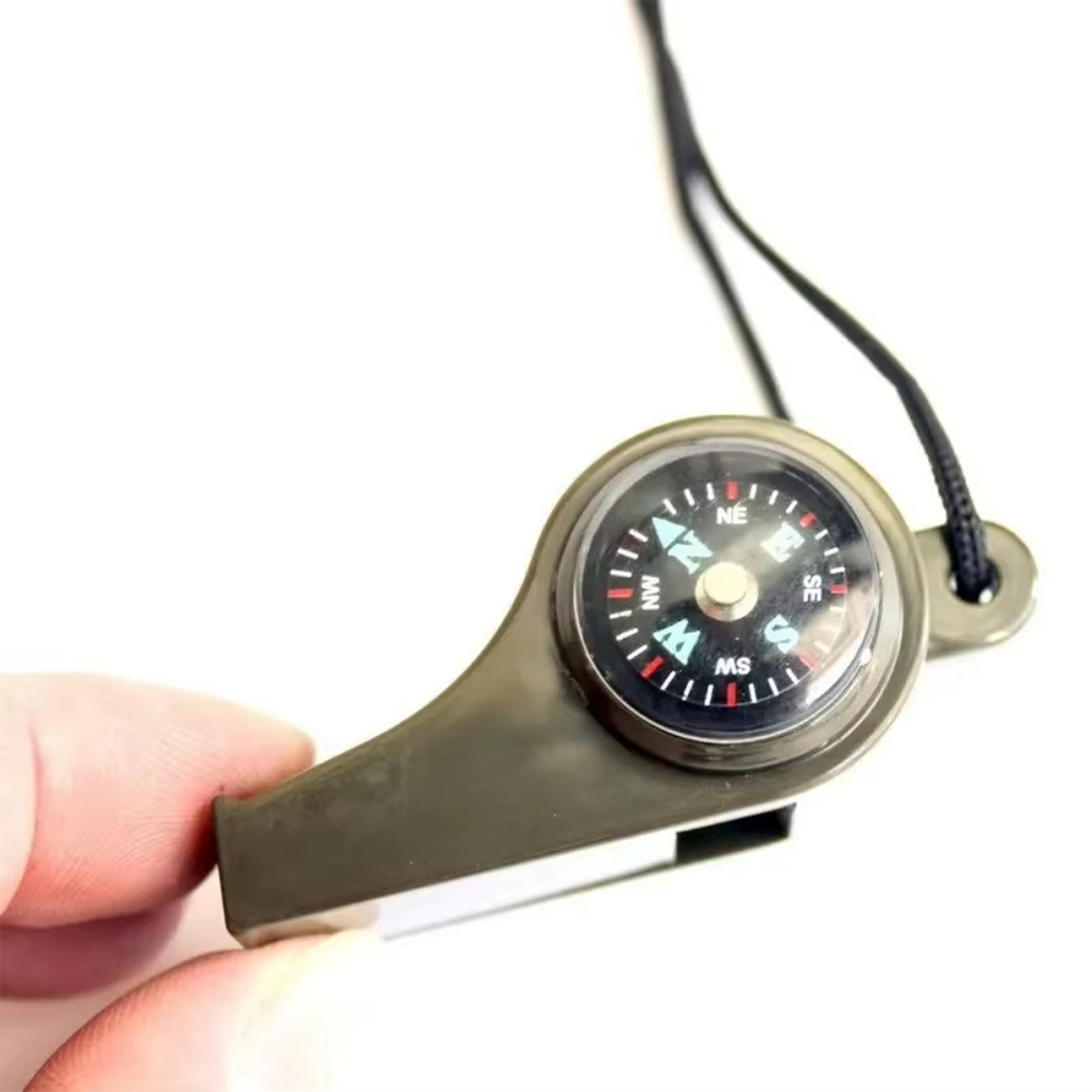 Survival Whistle with Camping Compass & Thermometer for Hiking and Outdoor Emergency Kit – view 9