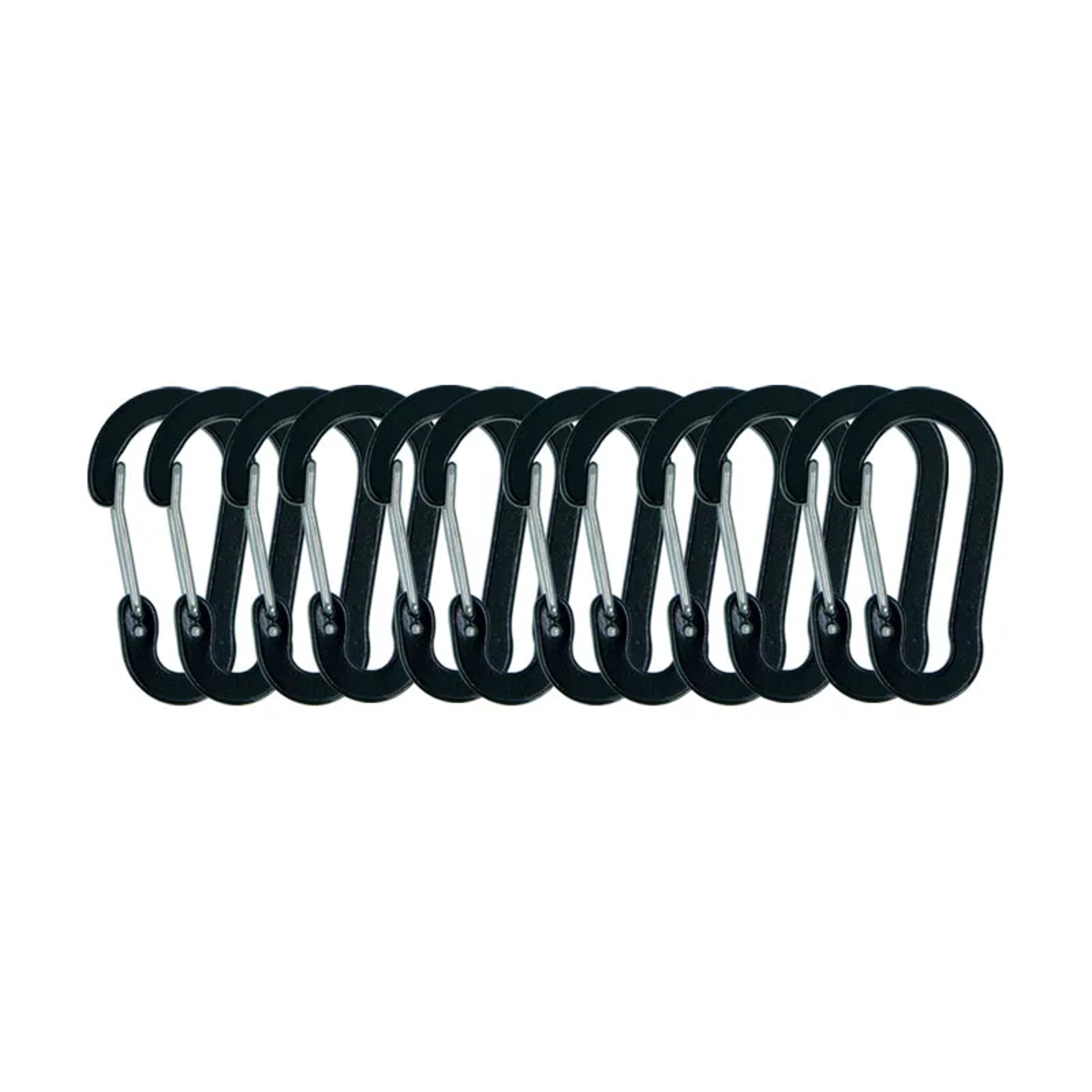 Carabiner Clips Set Mini Aluminum Carabiners For Camping Hiking Keys And Outdoor Gear 10