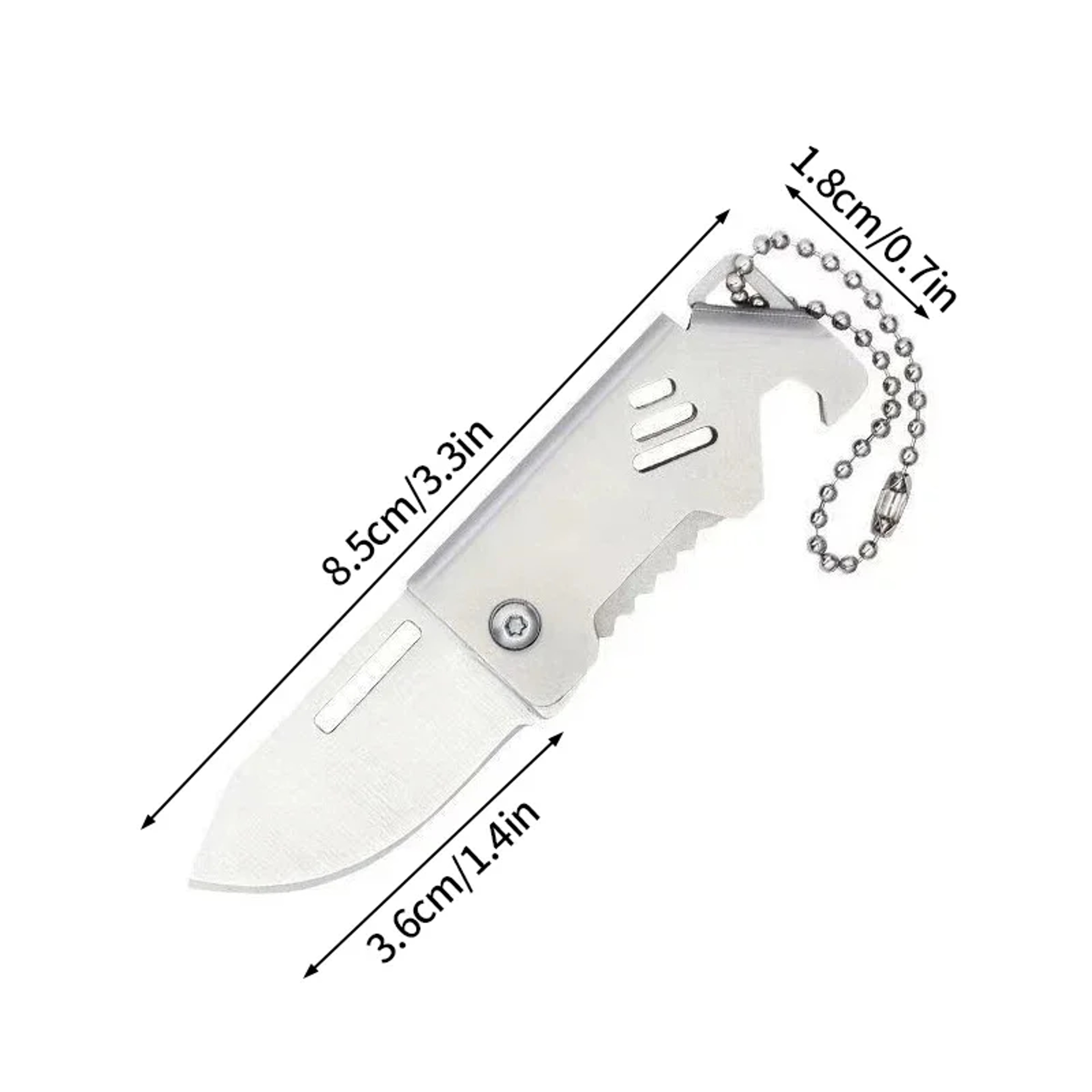 Mini Folding EDC Pocket Knife With D2 Stainless Steel Blade And Keychain For Camping  Everyday Carr 5