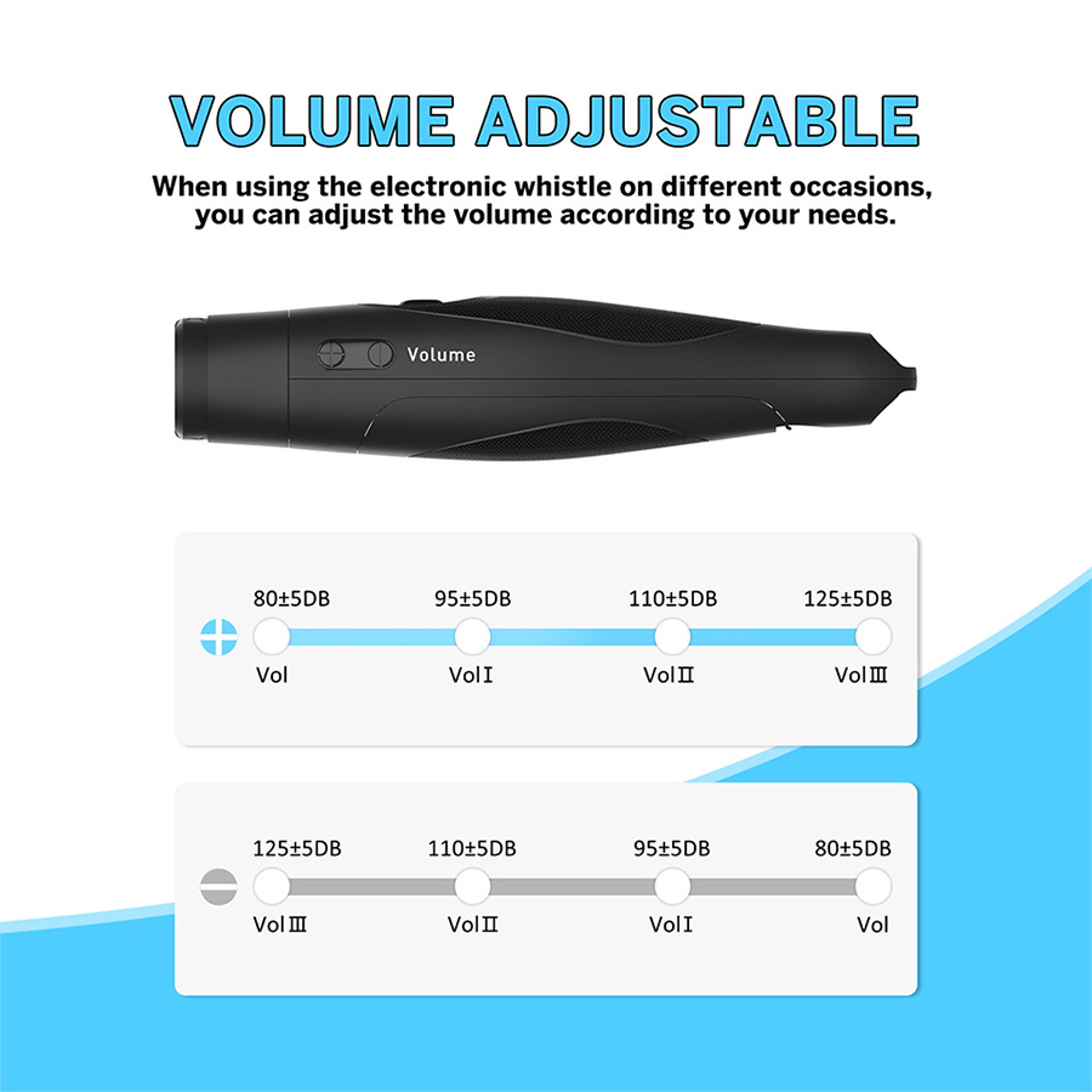 Electronic Sports Whistle With Adjustable Volume For Coaches Referees  PE Teachers 3