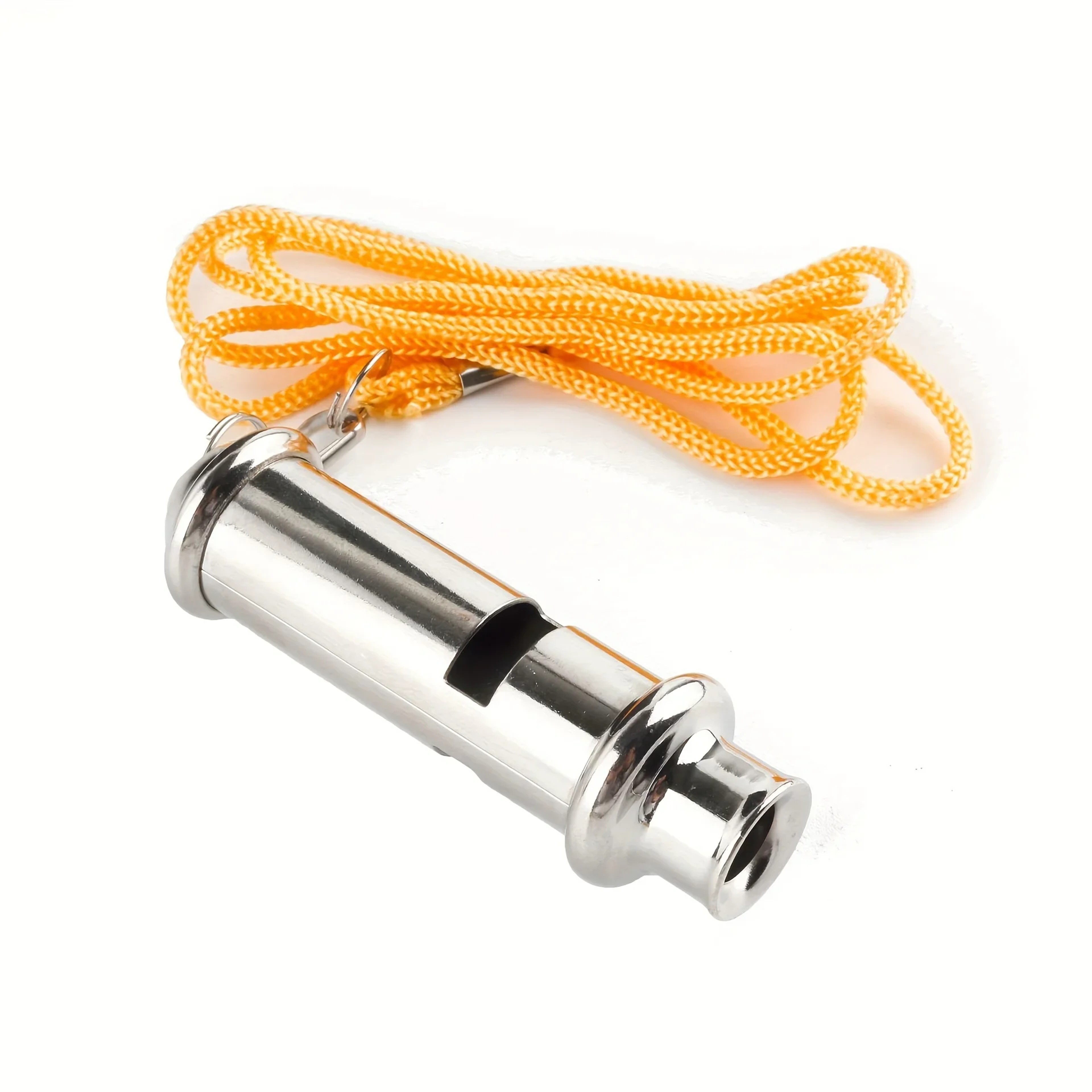 Stainless Steel Whistle with Lanyard for Emergency, Referee, Sports & Outdoor Safety – view 7