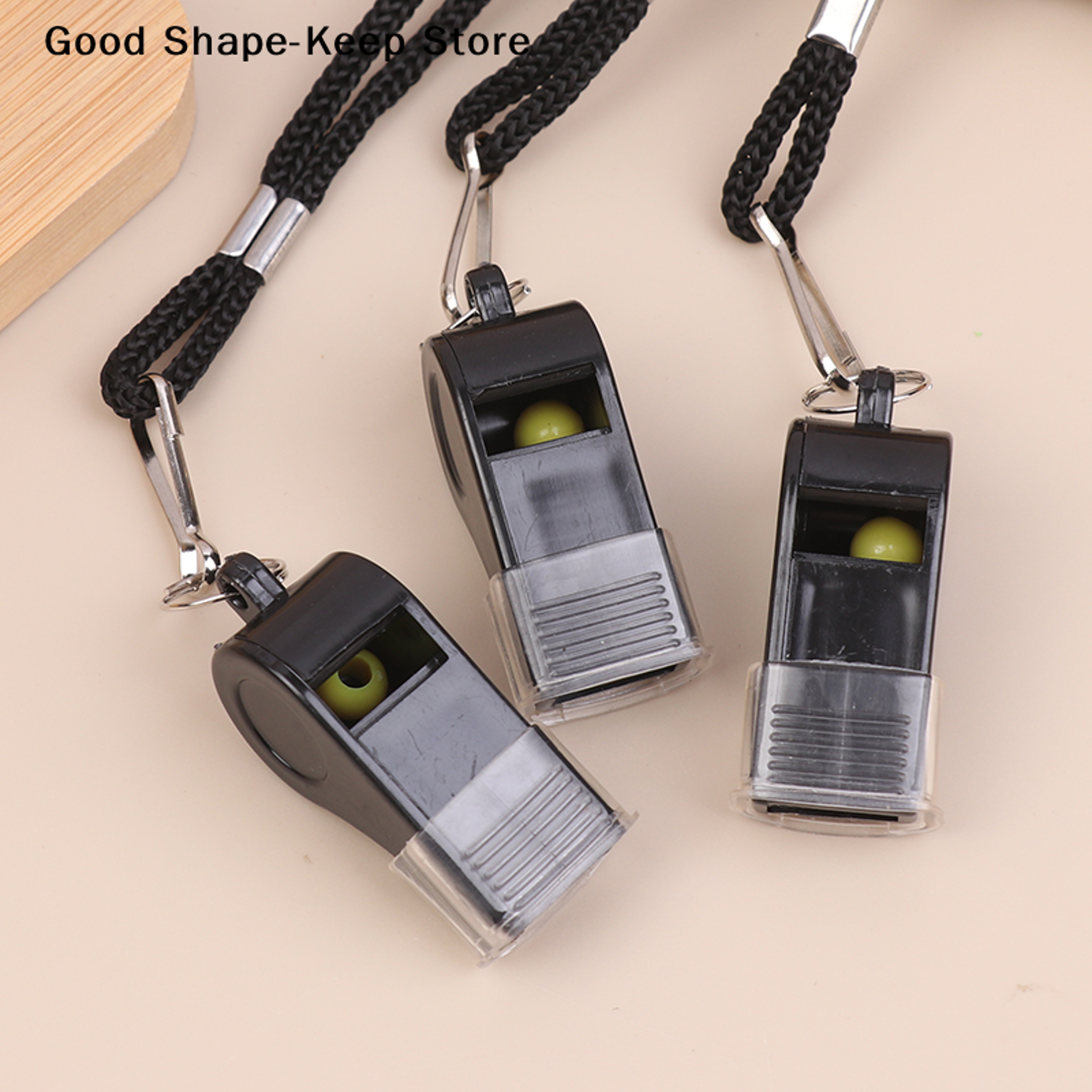 Referee Whistle With Lanyard Loud Sports Whistle For Coaches Hiking  Games 235 Pack 0