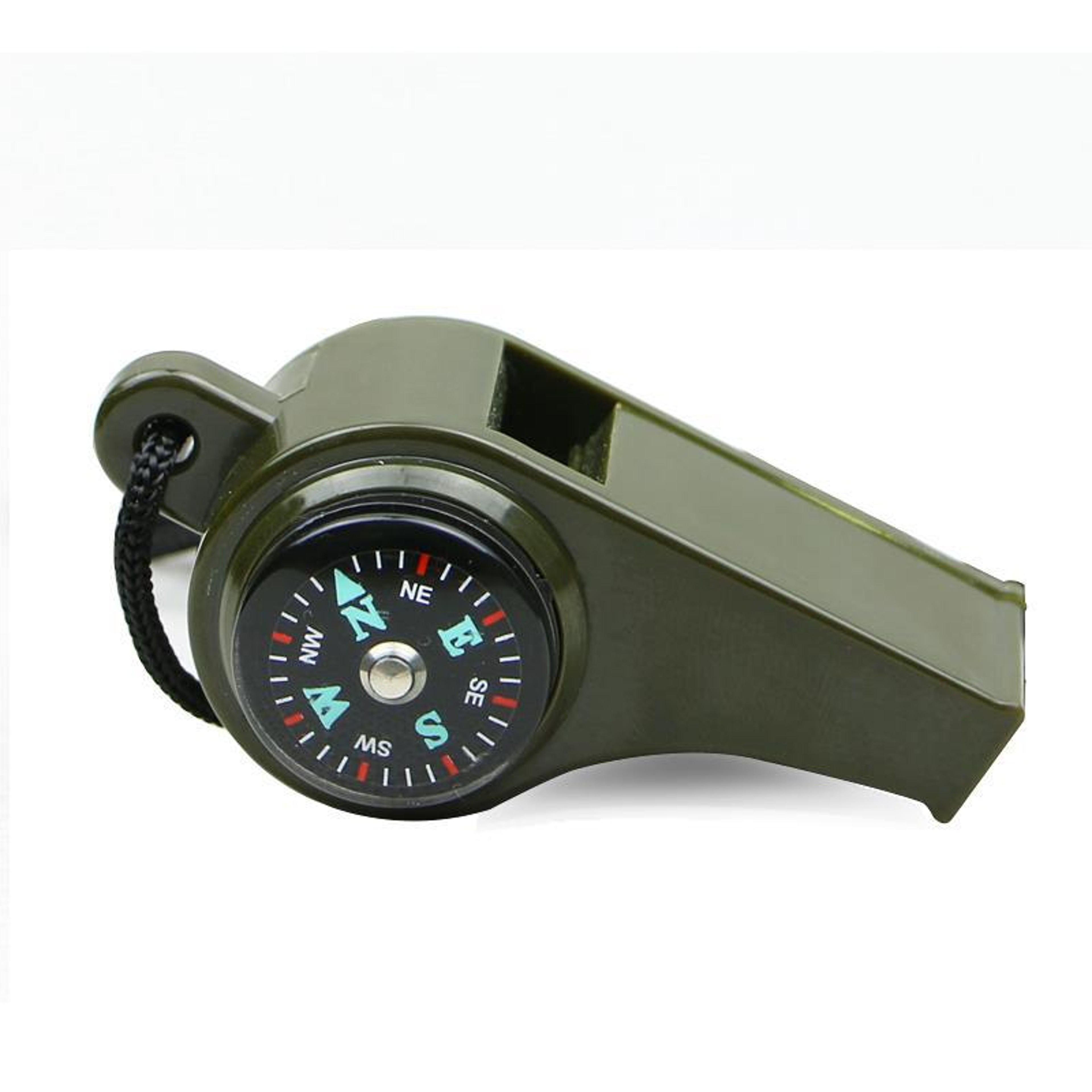 Emergency Survival Whistle with Compass & Thermometer for Camping Hiking Safety – view 2