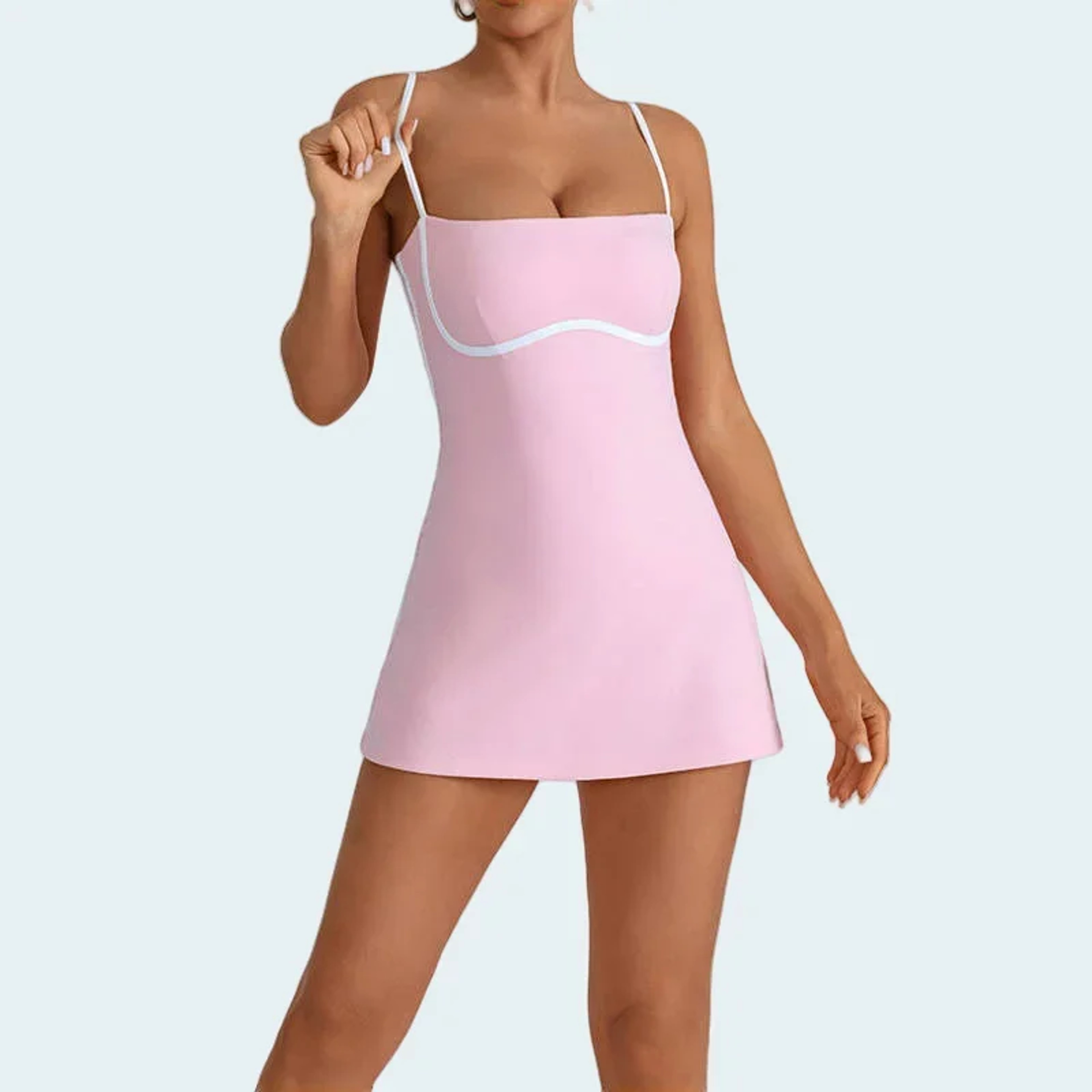 Women's Tennis Dress One Piece Workout Dress for Golf, Yoga & Fitness with High Stretch Comfort – view 4