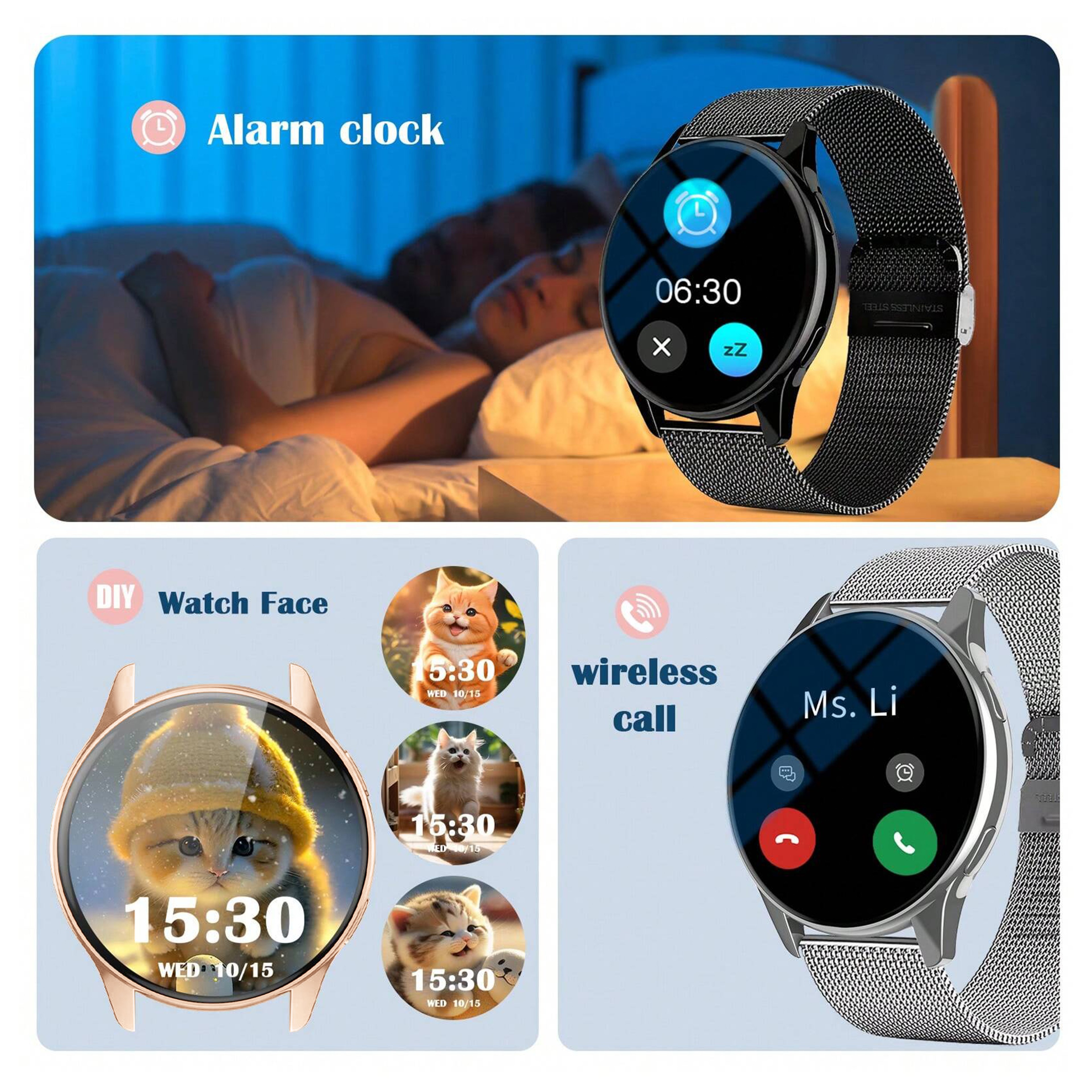 Global Bluetooth Calling Smartwatch with HD Display, Fitness Tracker & Health Monitor for Android & iPhone – view 2
