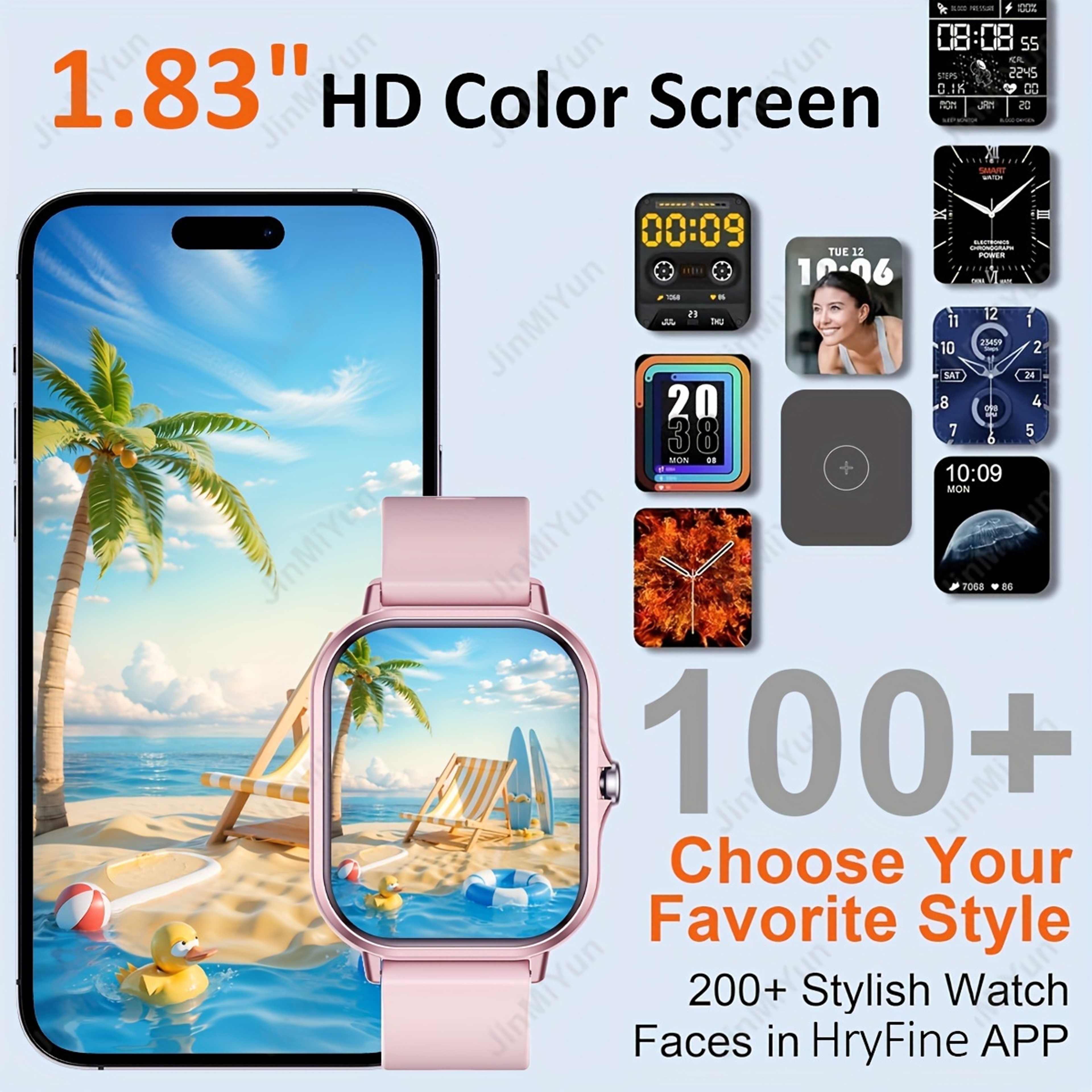 Stylish Smartwatch with Full Touch Screen, Smart Notifications & Custom Watch Faces – view 4