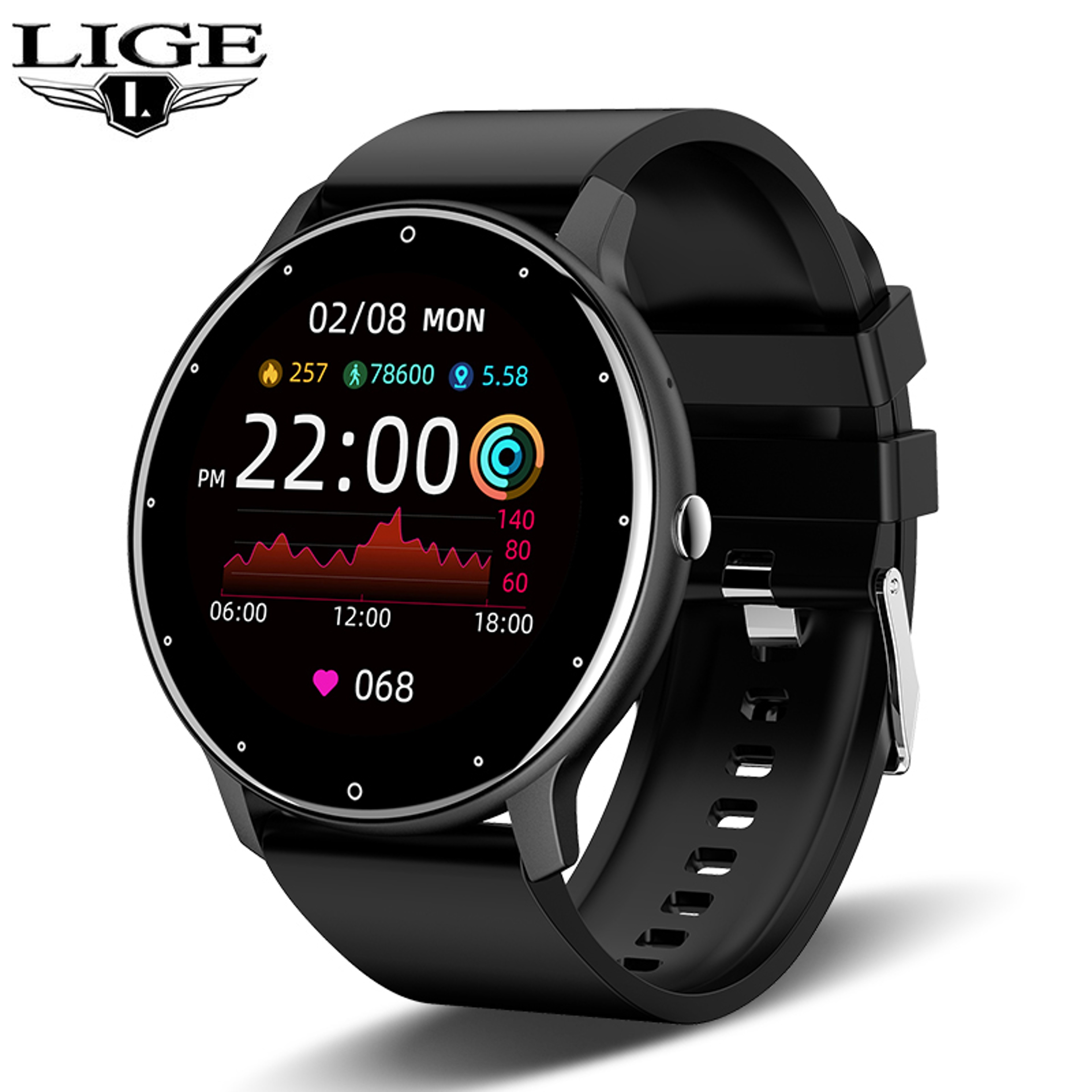 Bluetooth Smartwatch with Call Function, Fitness Tracker, Waterproof Smart Watch for Android iOS – view 12