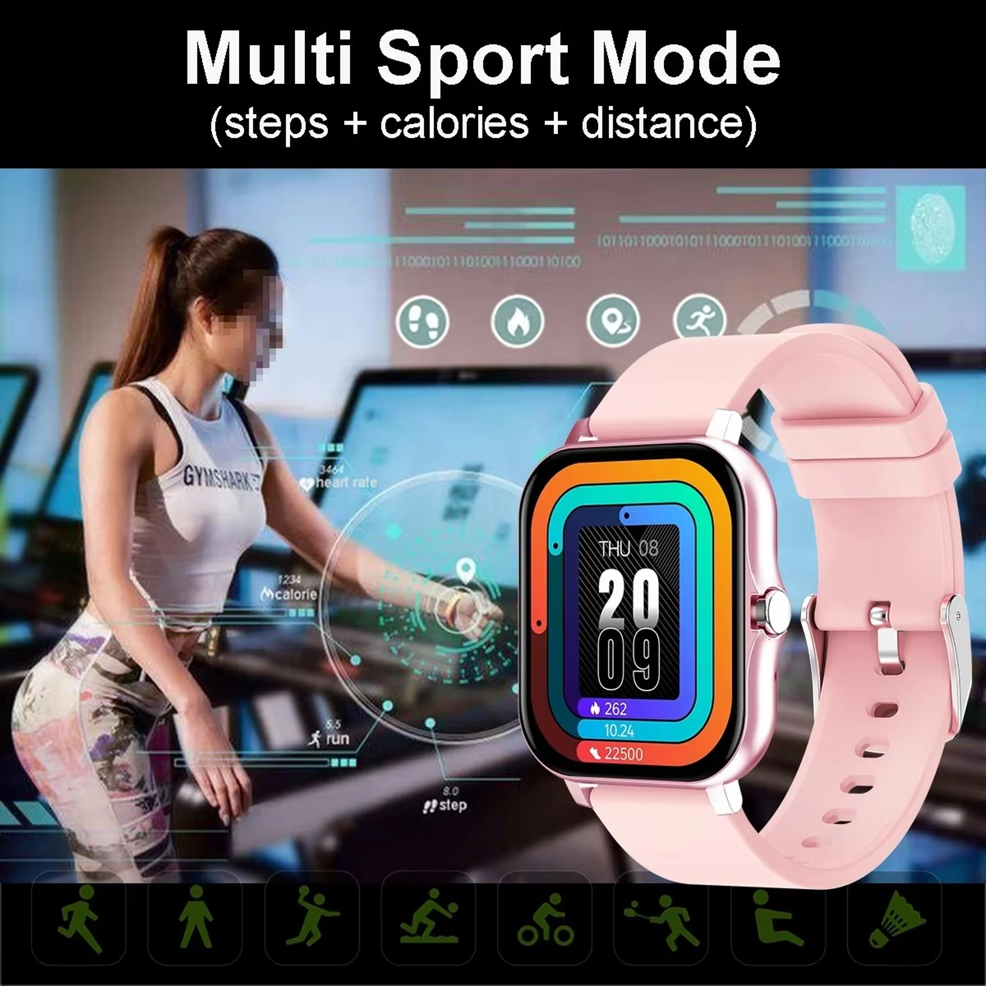 Smart Sync Bluetooth Smart Watch with HD Calling, Fitness Tracker & Sleep Monitor – view 5