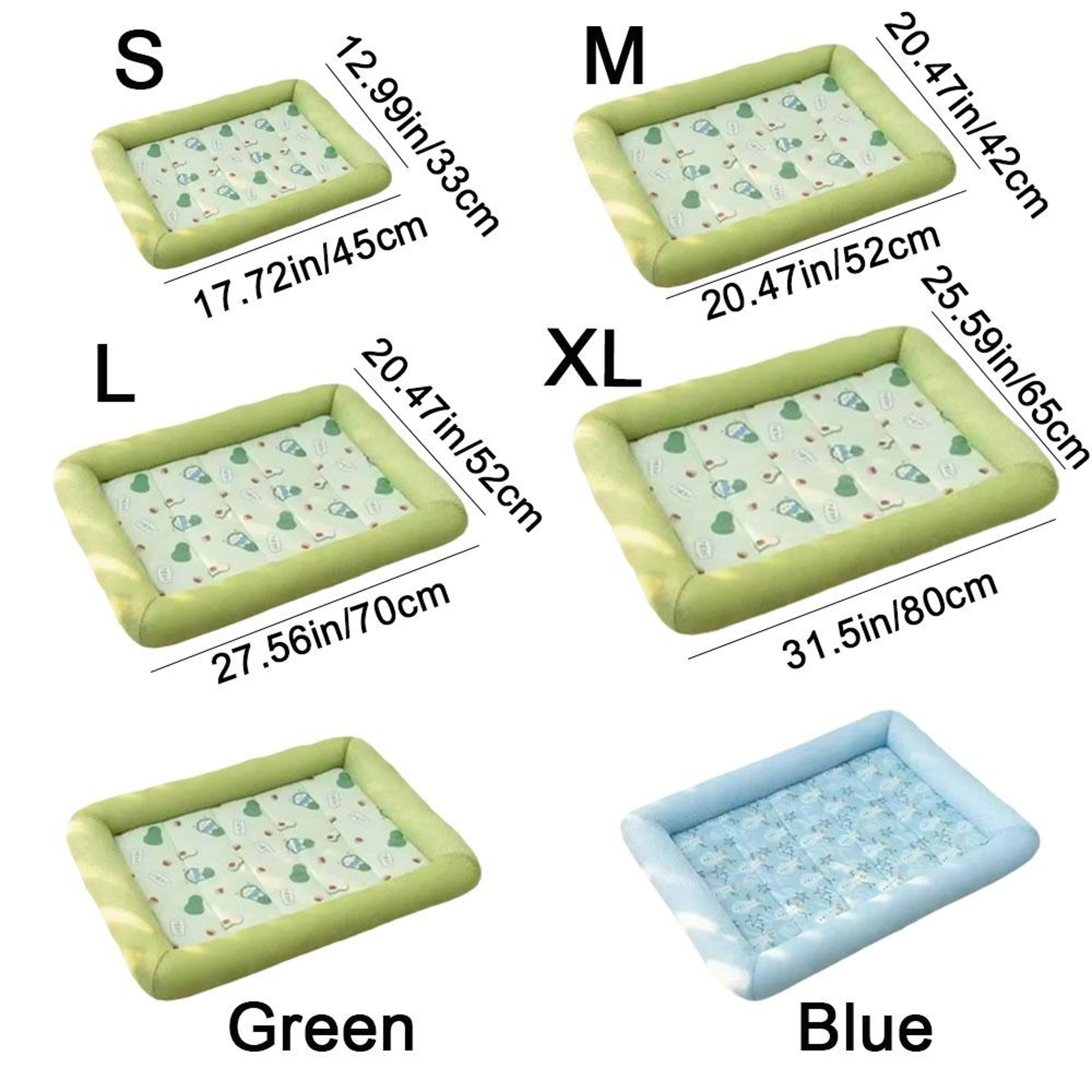 Cooling Pet Bed for Dogs & Cats Breathable Cooling Dog Bed Waterproof Pet Cooling Mat – view 6