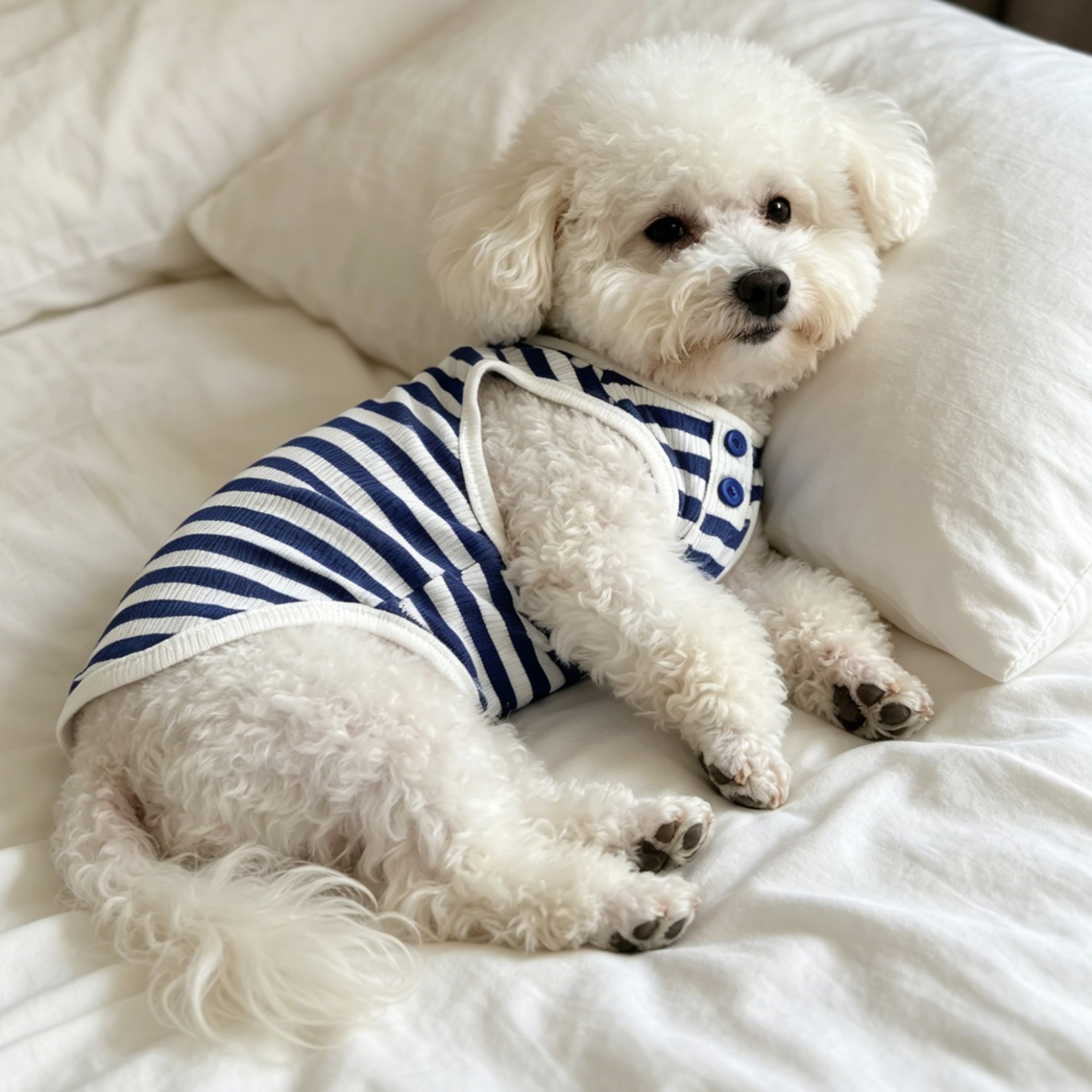 Breathable Summer Pet Clothes Lightweight Stretchy Shirt for Small Dogs & Cats – view 1