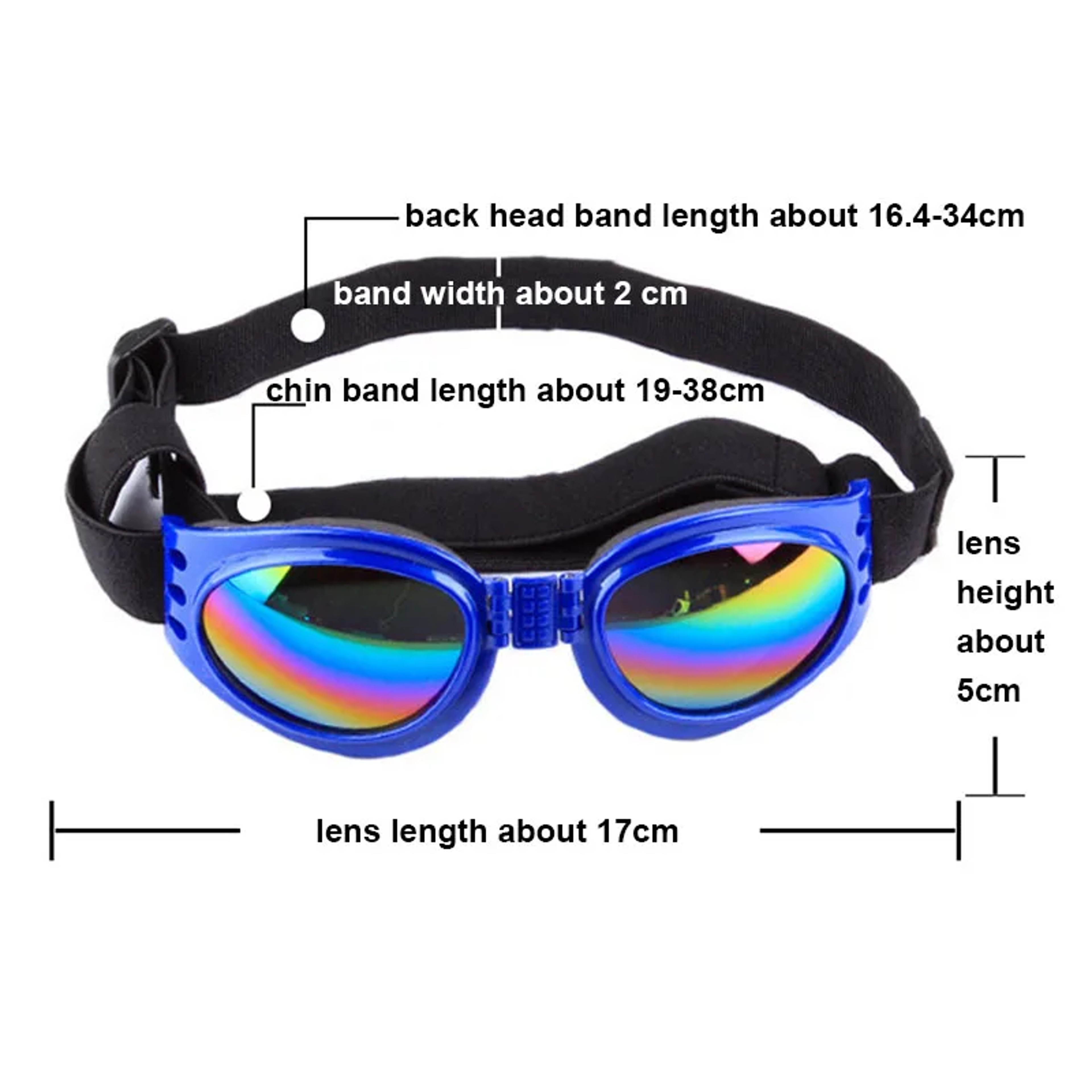 Foldable Pet Sunglasses with UV Protection | Stylish Dog Goggles for Cats & Small Dogs – view 2