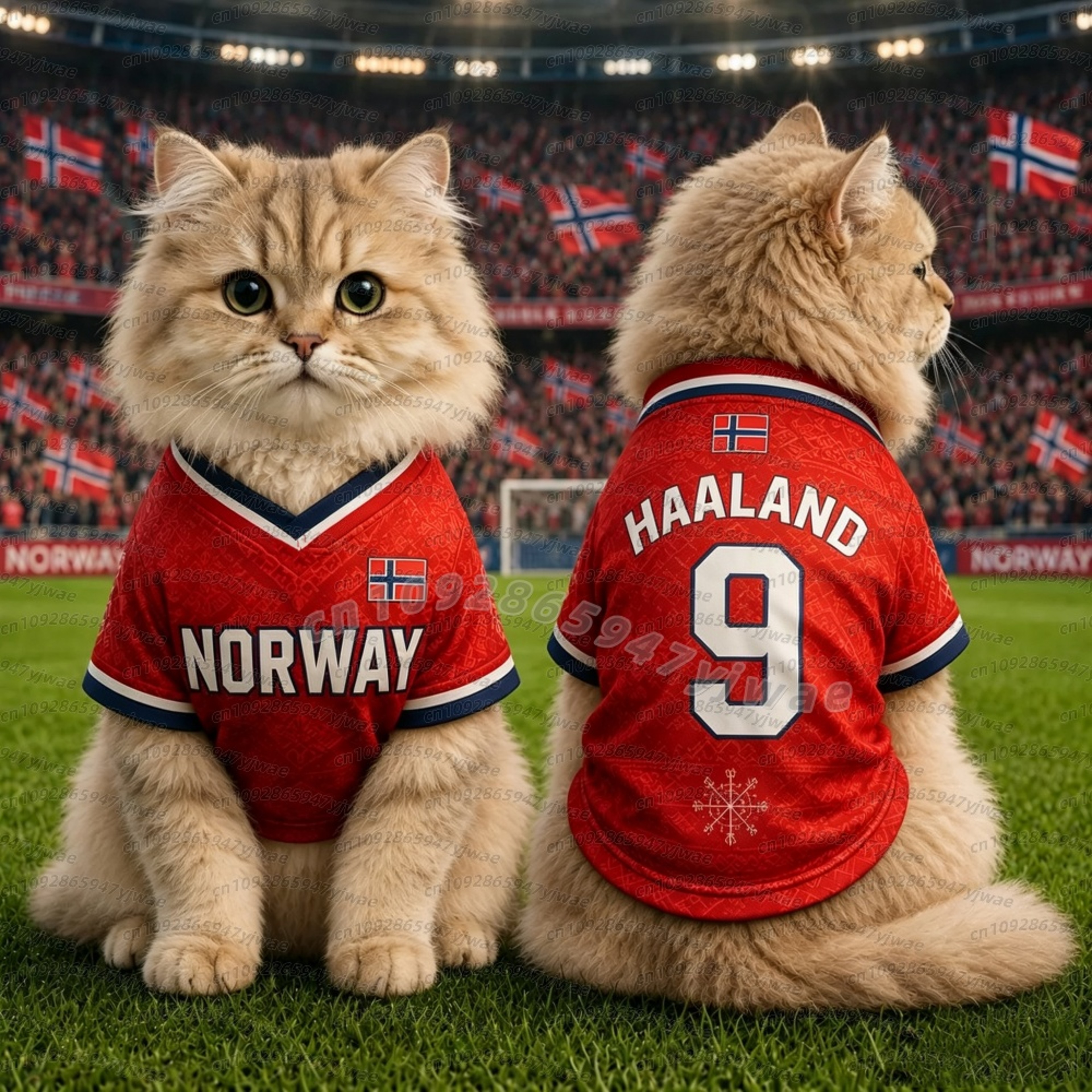 Dog Soccer Jersey for Large Dogs & Cats Breathable Pet Football Jersey – view 2