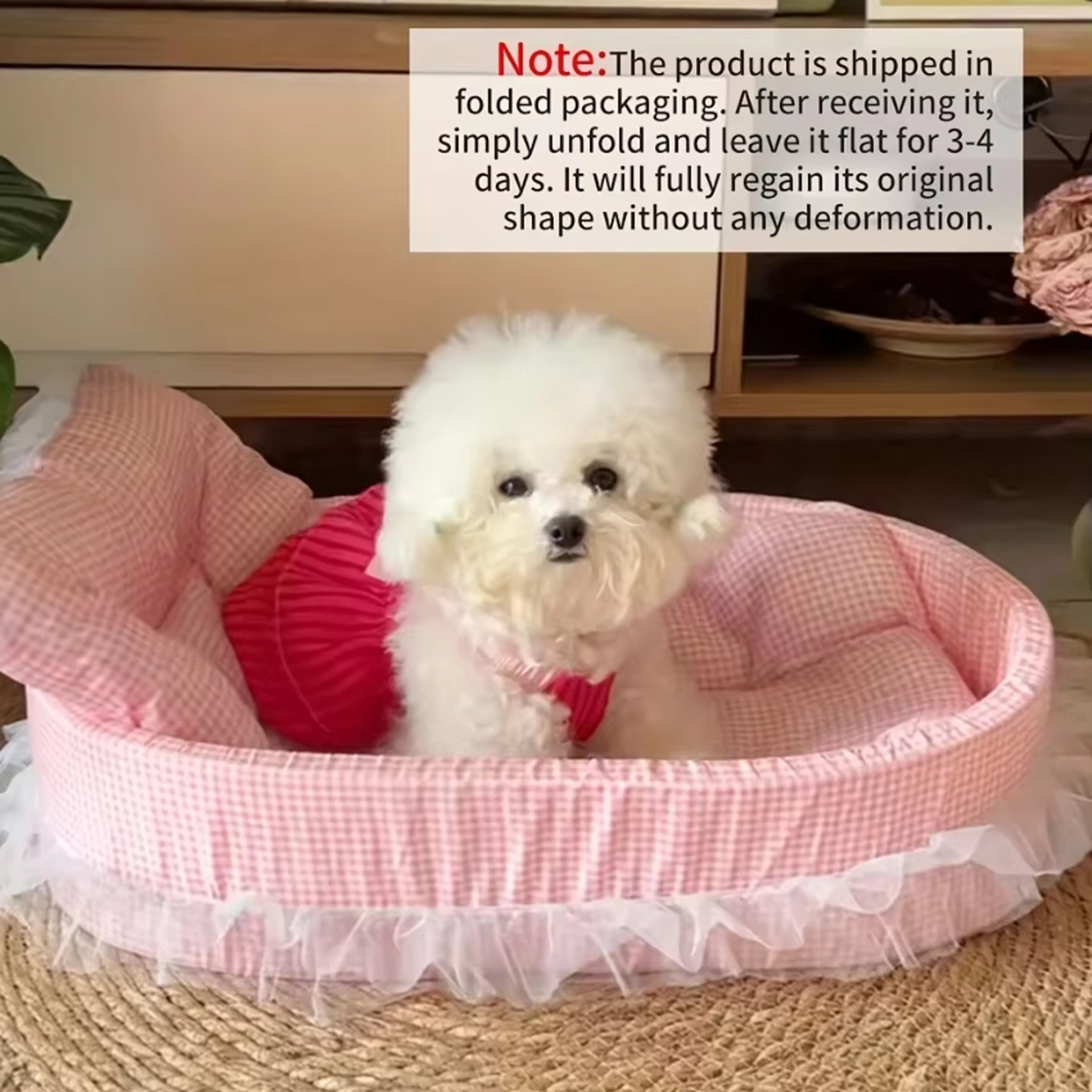 Princess Pet Bed Sofa Cushion for Cats & Small Dogs Soft All Season Pet Sofa Bed – view 6