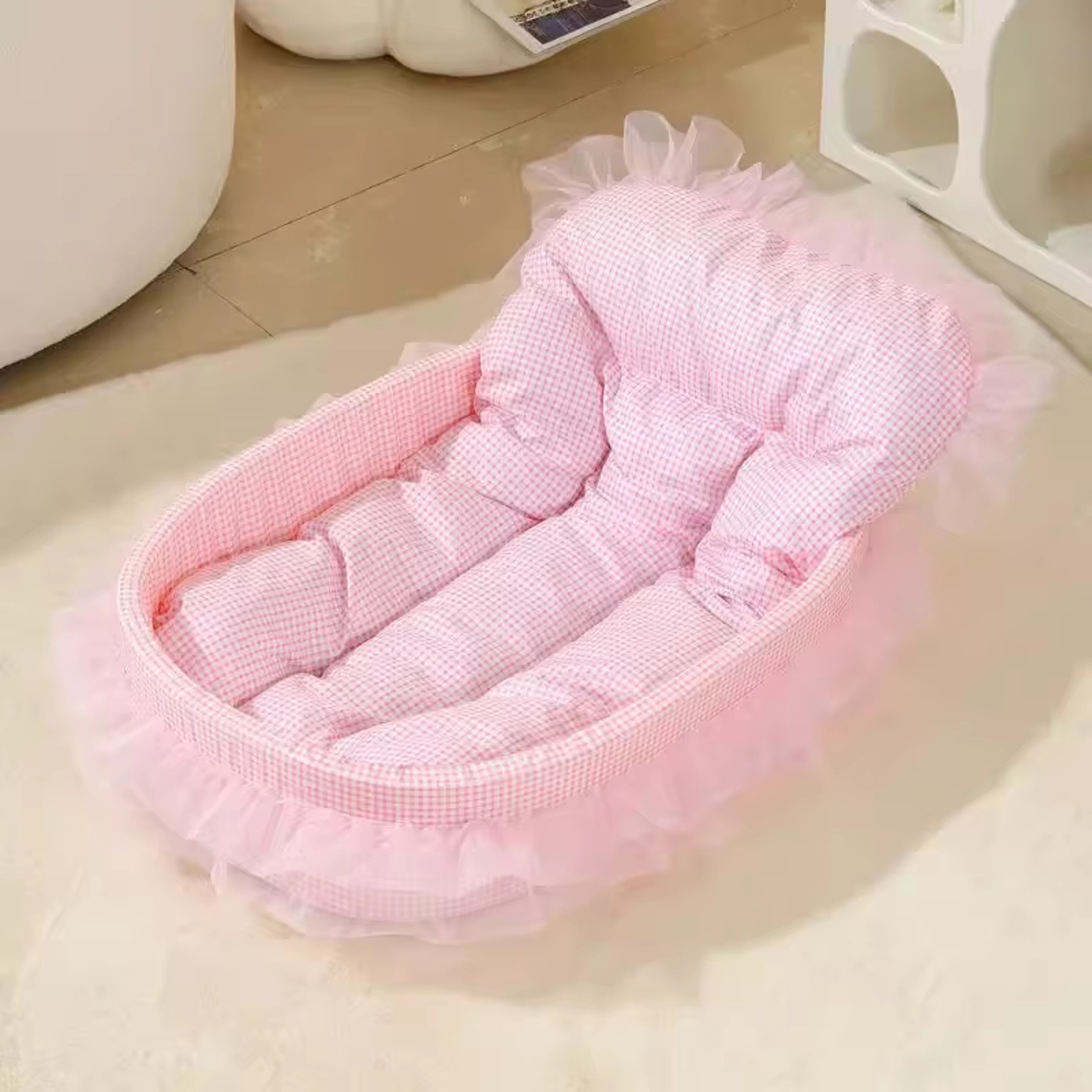 Princess Pet Bed Sofa Cushion for Cats & Small Dogs Soft All Season Pet Sofa Bed – view 9
