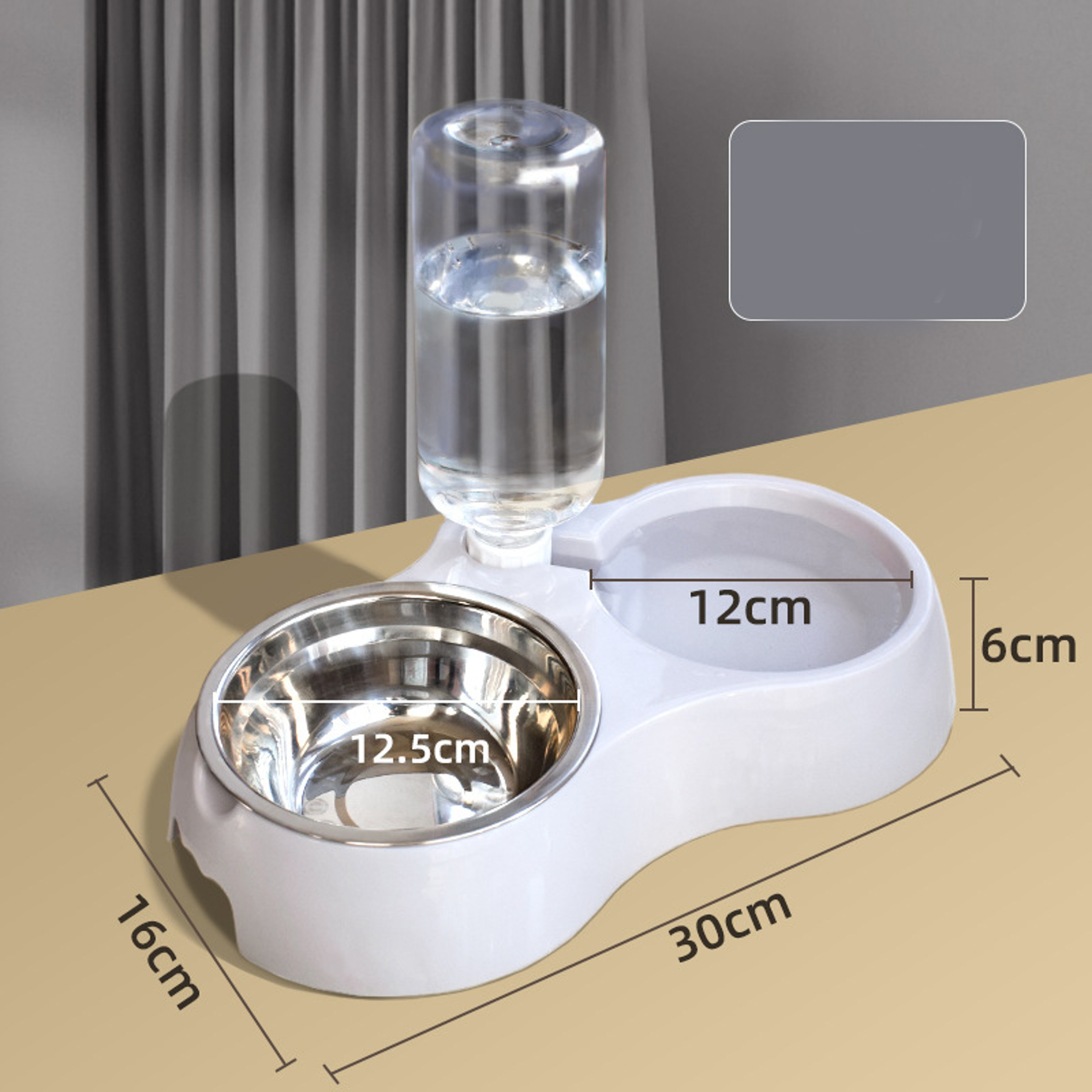 Automatic Pet Feeder & Water Dispenser Anti Slip Food Bowl for Cats & Small Dogs – view 6