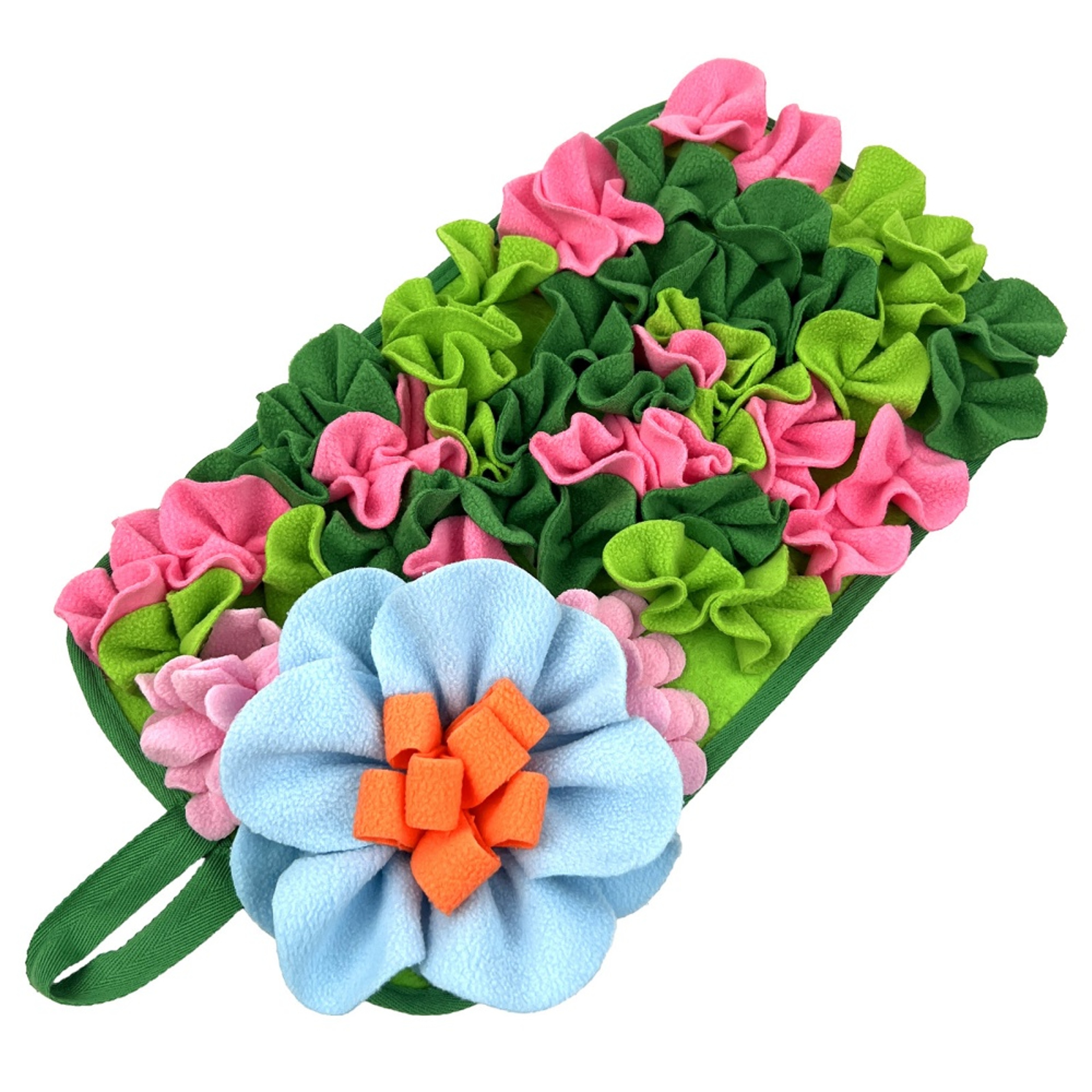 Interactive Rabbit Snuffle Feeding Mat for Small Animals Floral Foraging Puzzle Toy – view 8