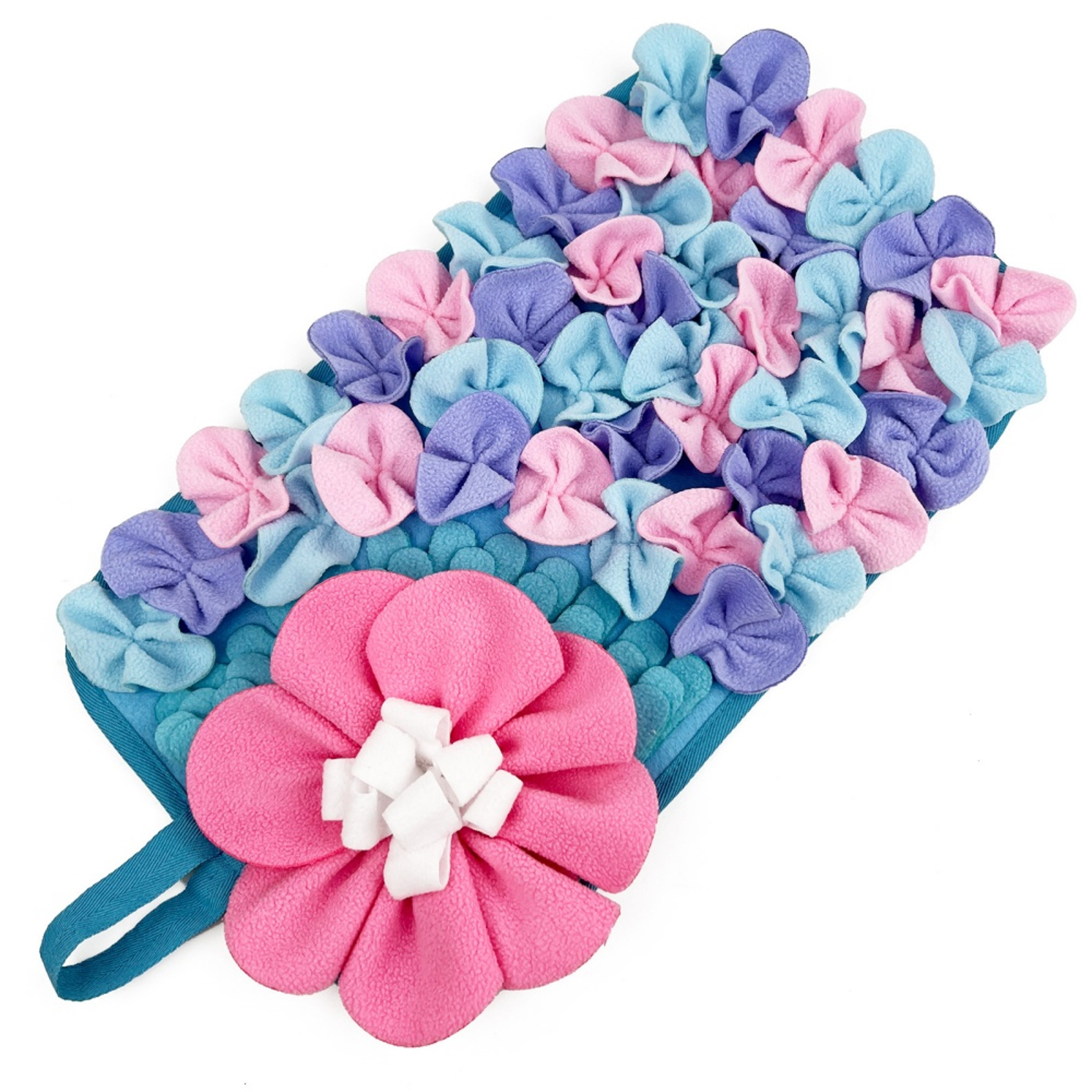Interactive Rabbit Snuffle Feeding Mat for Small Animals Floral Foraging Puzzle Toy – view 12