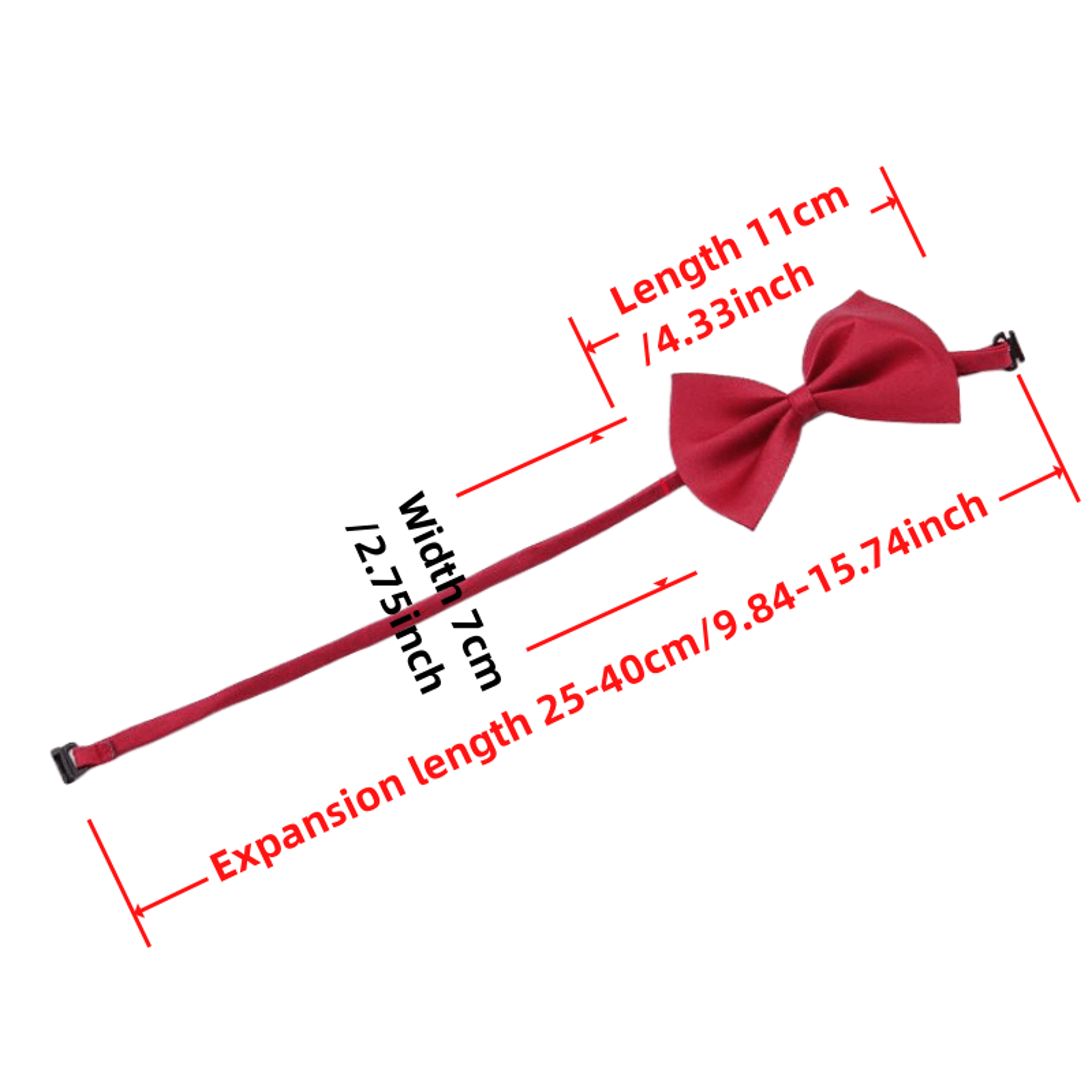 dapper Paws Adjustable Pet Bowtie Collar for Dogs & Cats – view 3