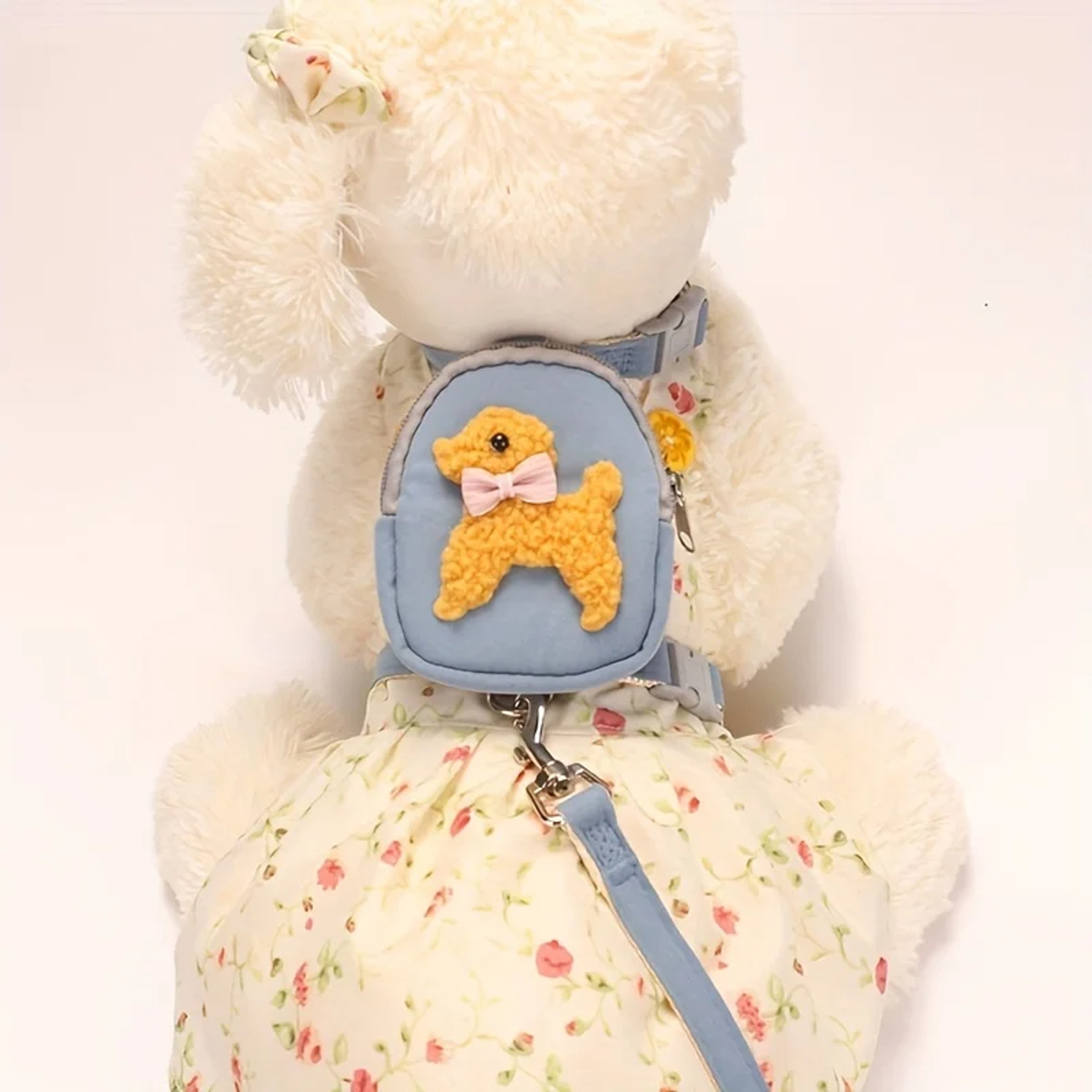 Adventure Soft Pet Vest With Backpack And Leash Set For Small And Medium Dogs 4
