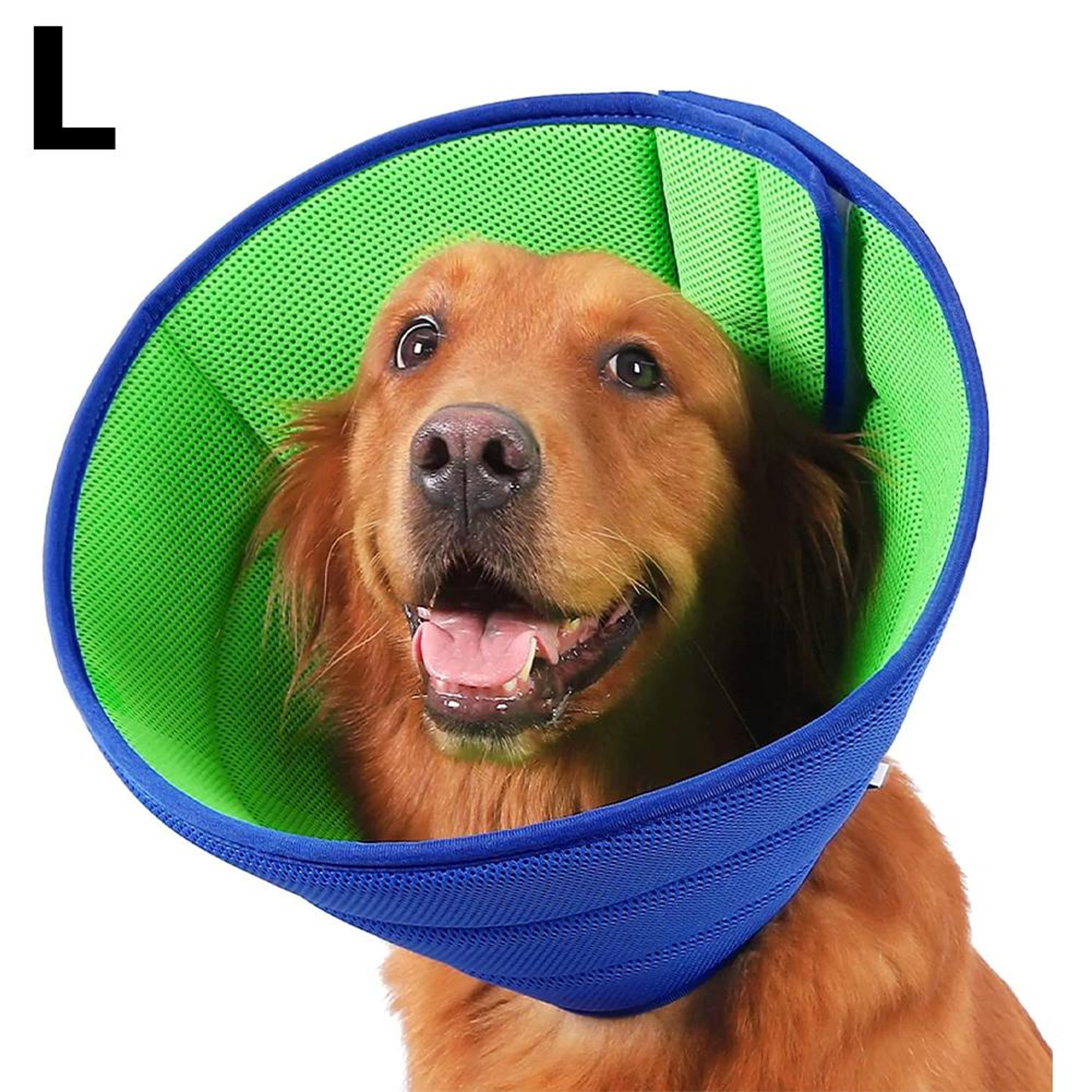 Comfort Fit Dog Recovery Cone Collar Breathable Soft Dog Cone for Post Surgery Healing & Anti Licking Protection – view 9